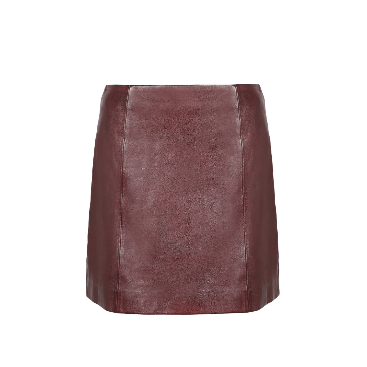 Freaky Nation Women's Red Leather Mini Skirt In Red