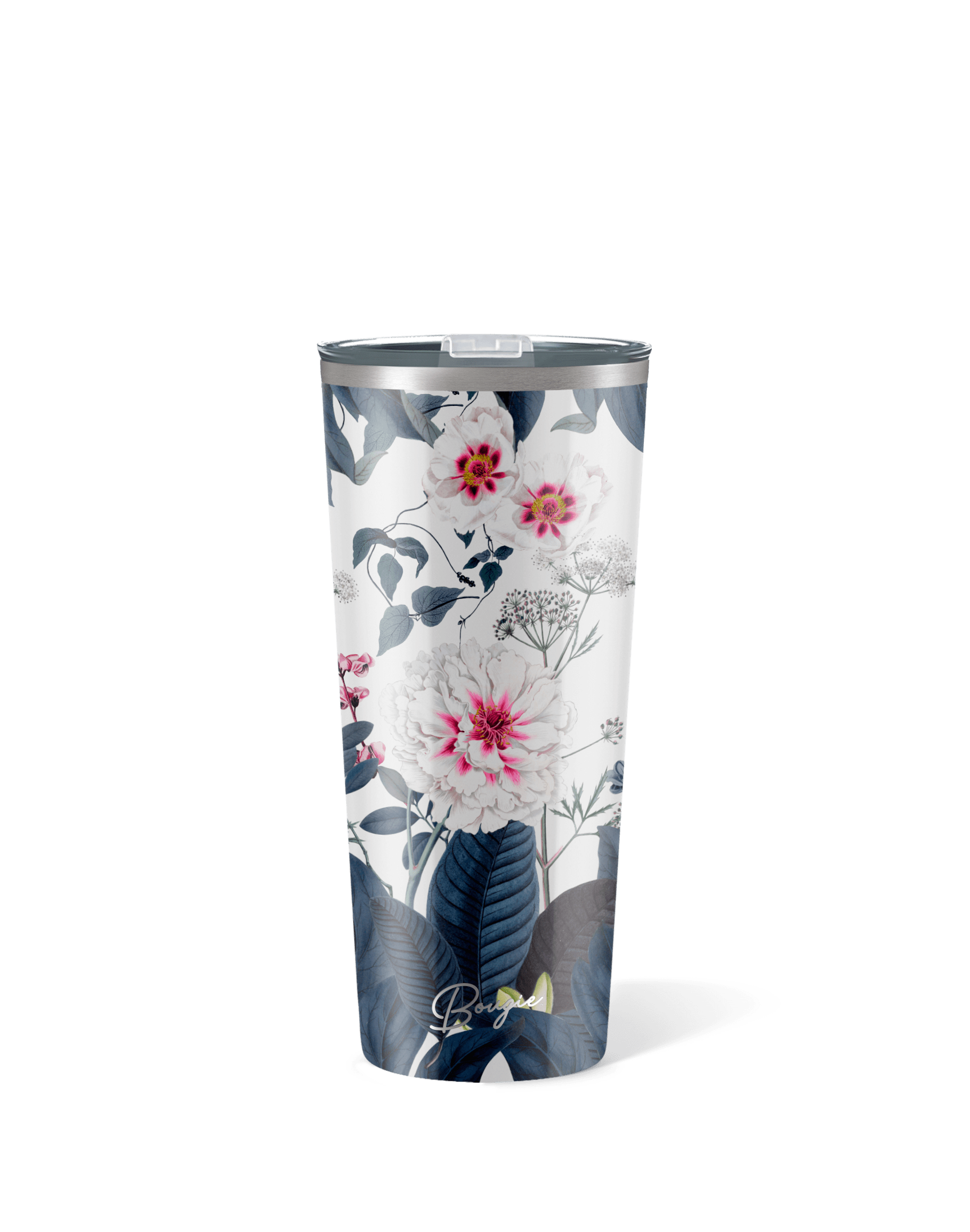 My Bougie Bottle White Peony Blossom Insulated Tumbler