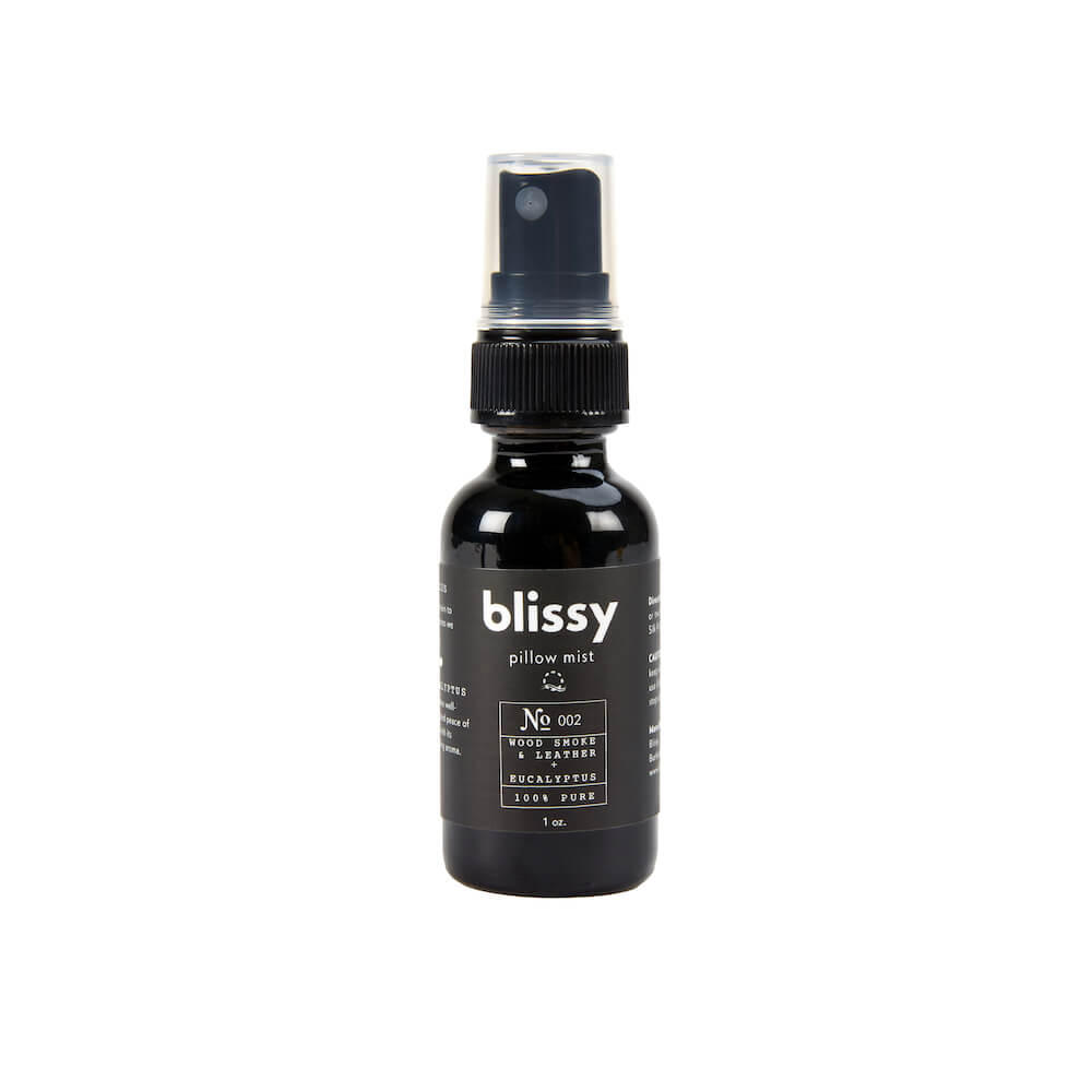 Blissy Sleep & Pillow Mist - Woodsmoke & Leather + Eucalyptus One Size