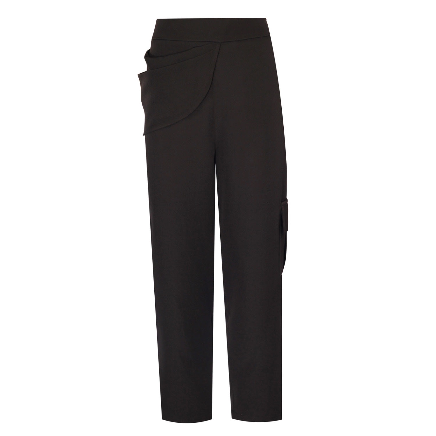 Women’s Arya Black Tapered Pants Large Mirimalist