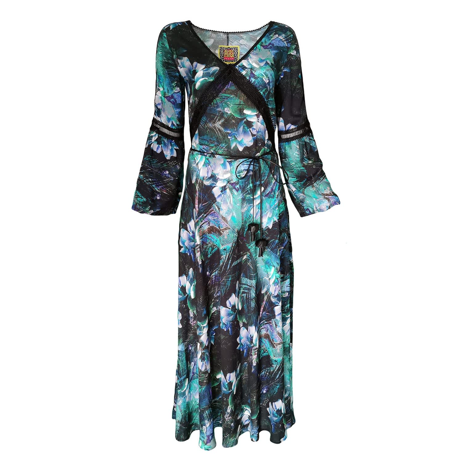 maxi viscose dress