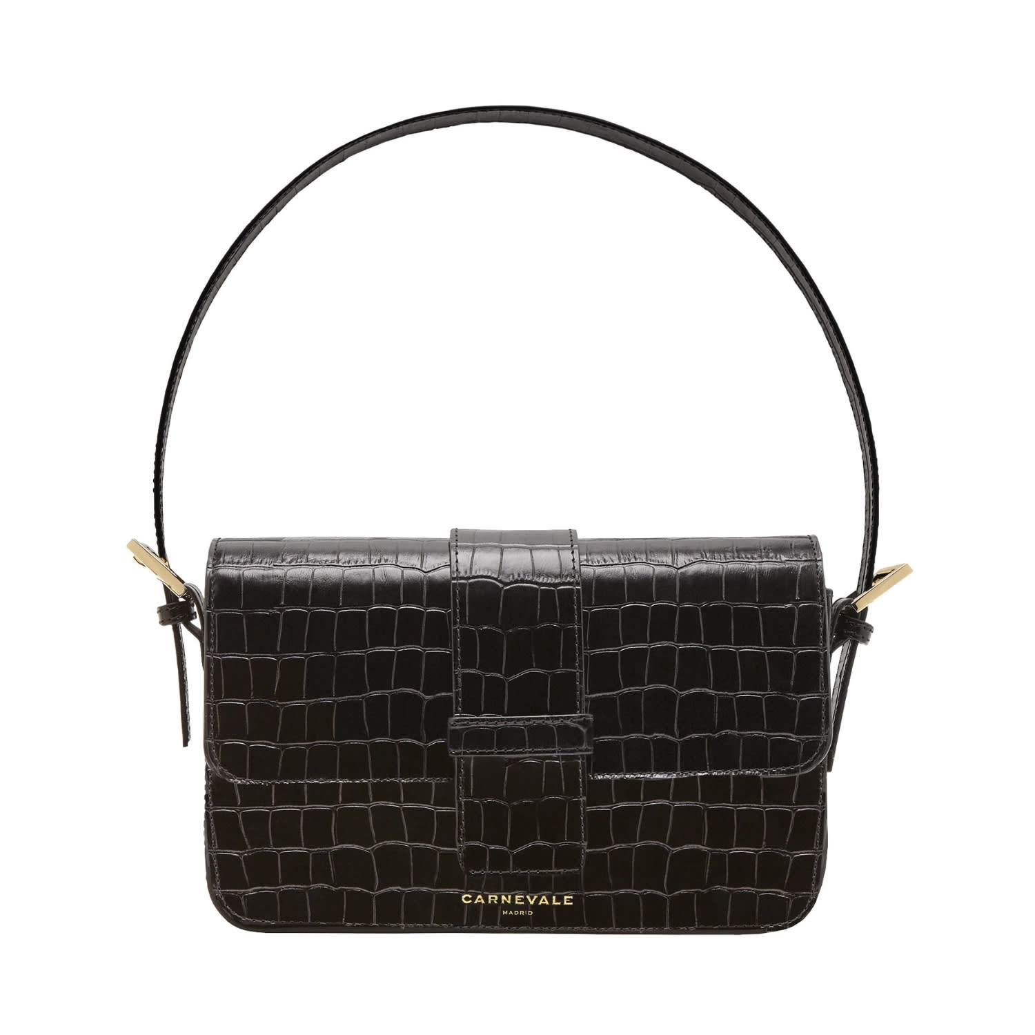 Carnevale Women's Dalia Coco Black - Baguette Bag In Black
