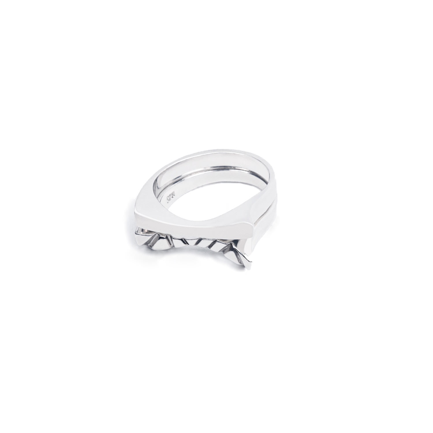 Undefined Jewelry Women's Silver Sa.chun Stack Ring Set In Silver