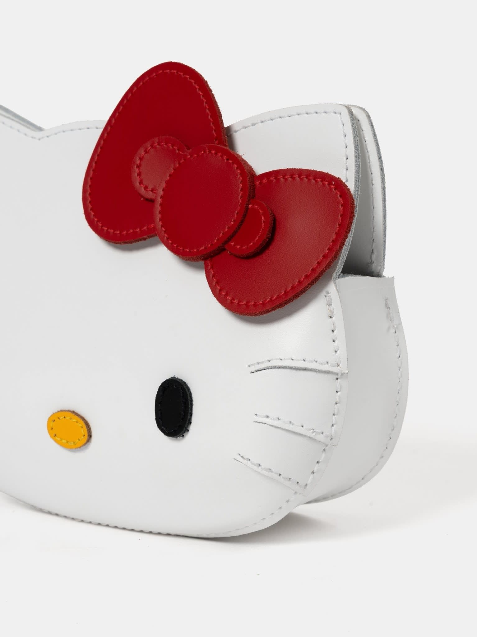 Women s White The Mini Hello Kitty Face Bag The Cambridge Satchel Co