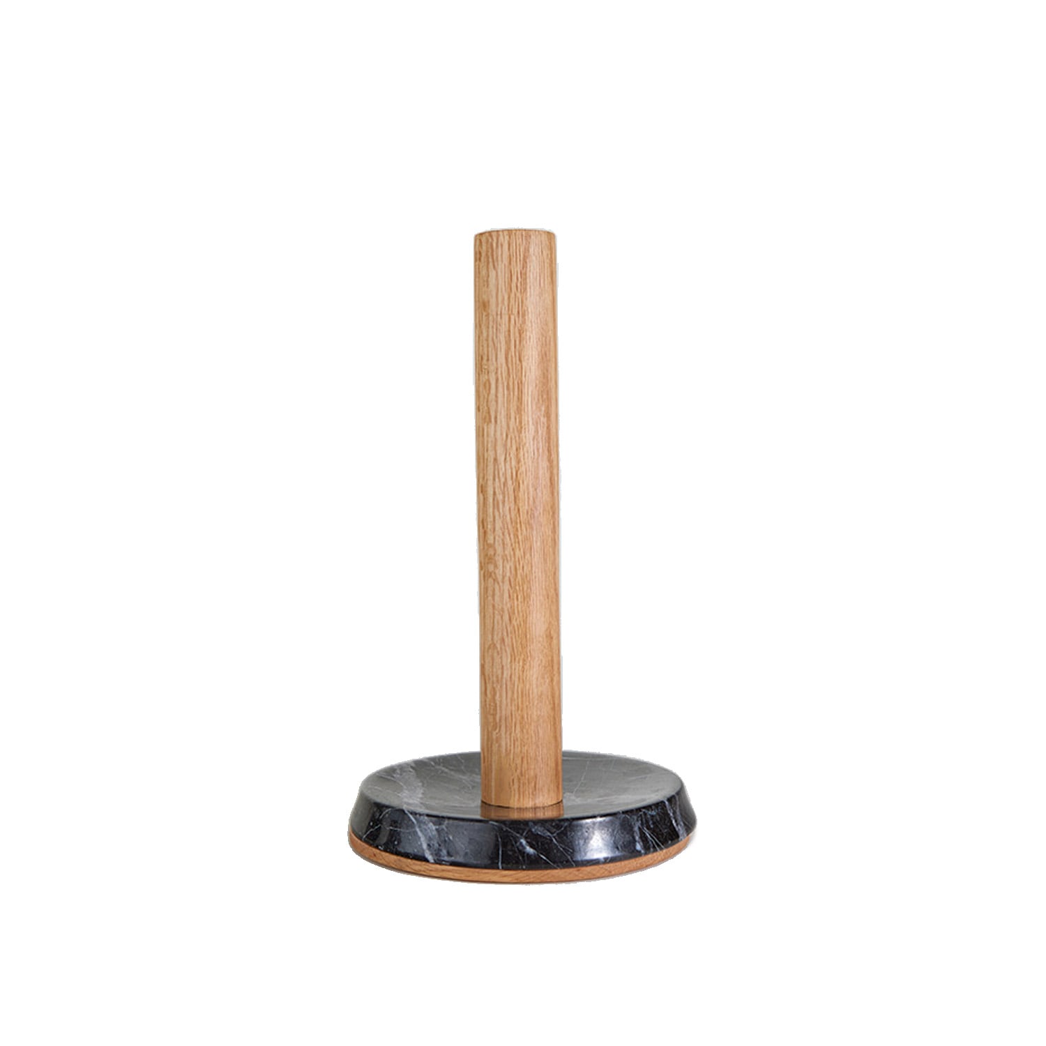 And Jacob Paper Towel Holder Marble Black And Oak In Multi