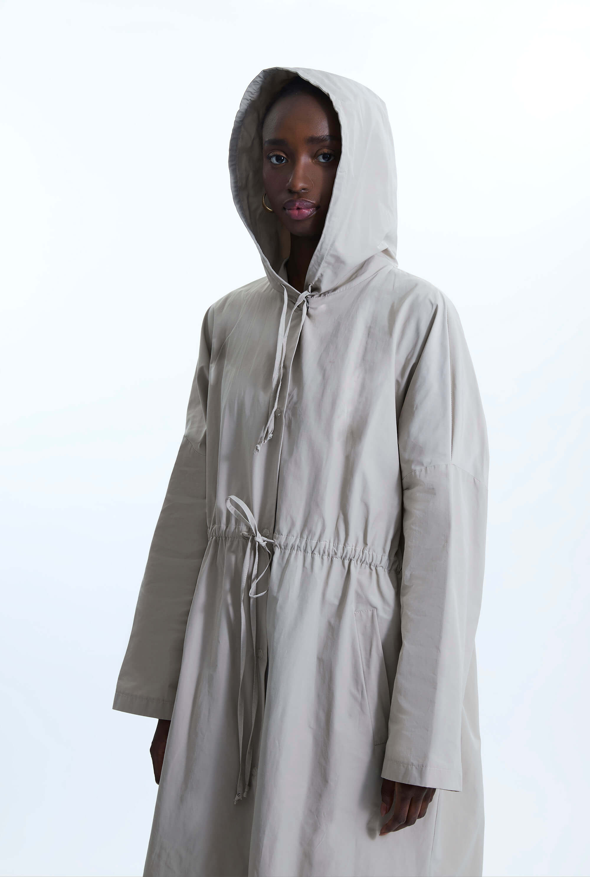 Oversize raincoat top