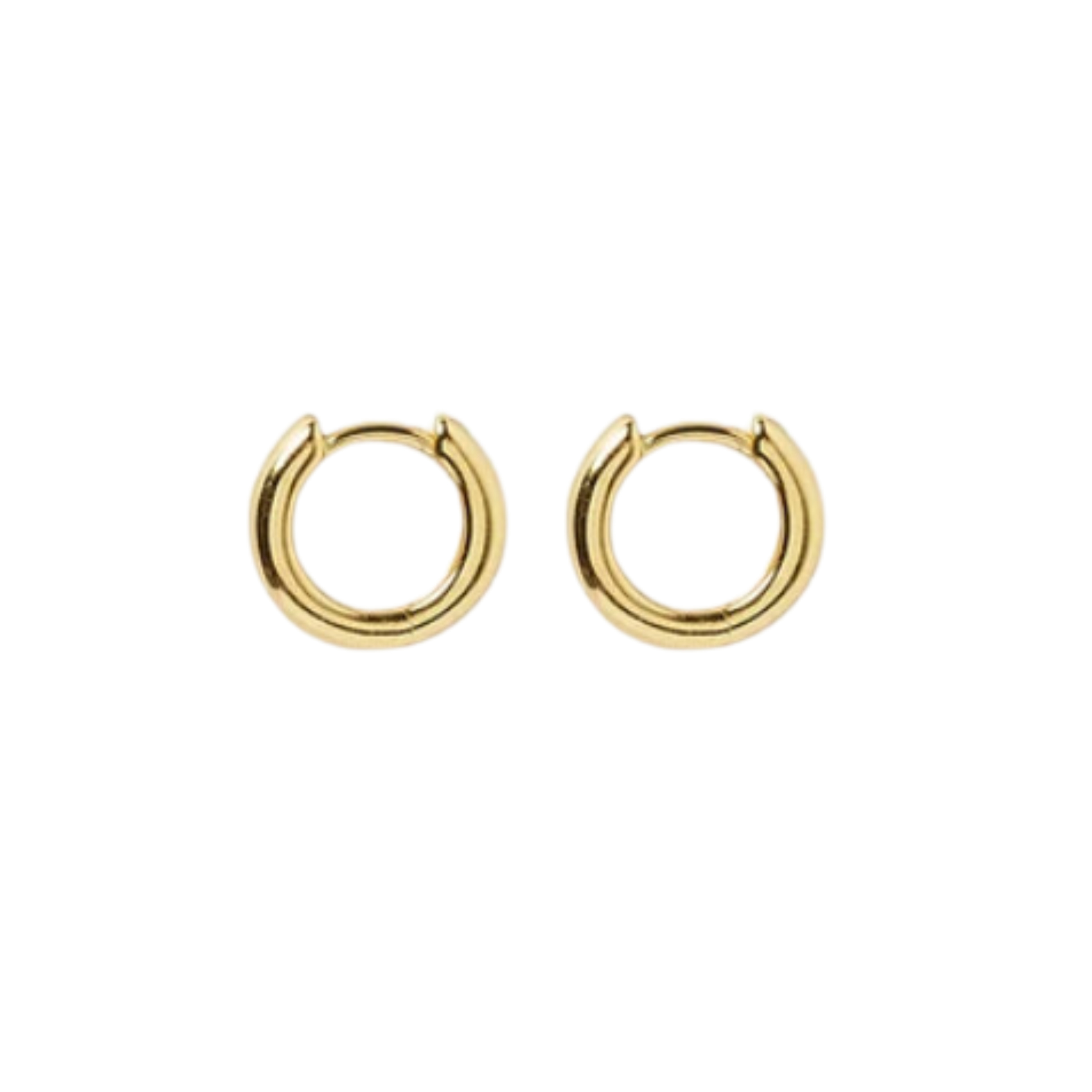 Women’s Gold Staple Hoops The Messy Archive