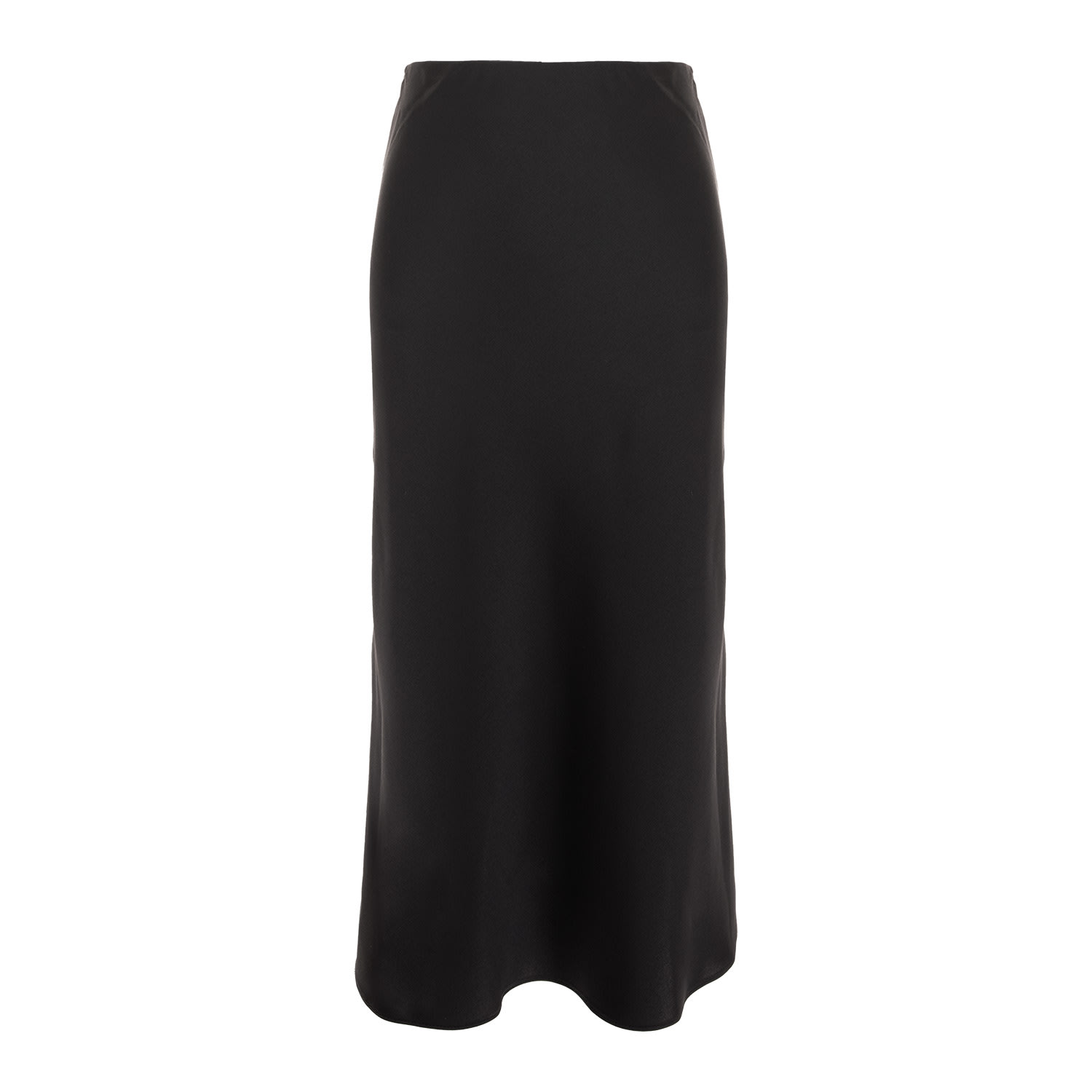 Women's Black Satin Skirt | S/M | Concept a Trois