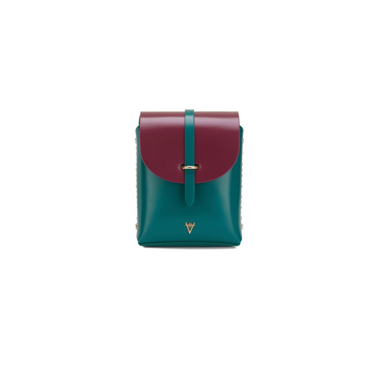 Women’s Astrum Shoulder Bag Verdigris Wine Hiva Atelier