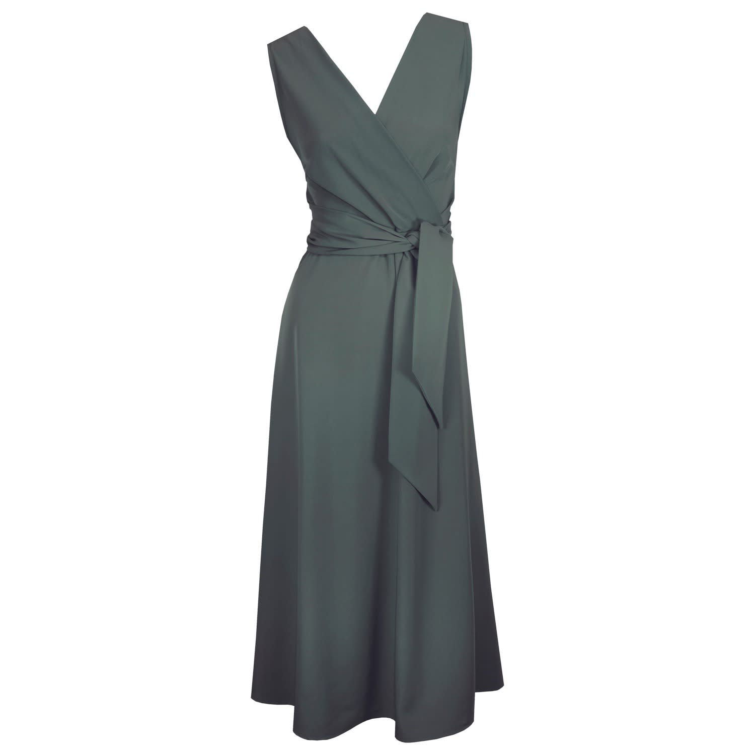 wrap detail dress
