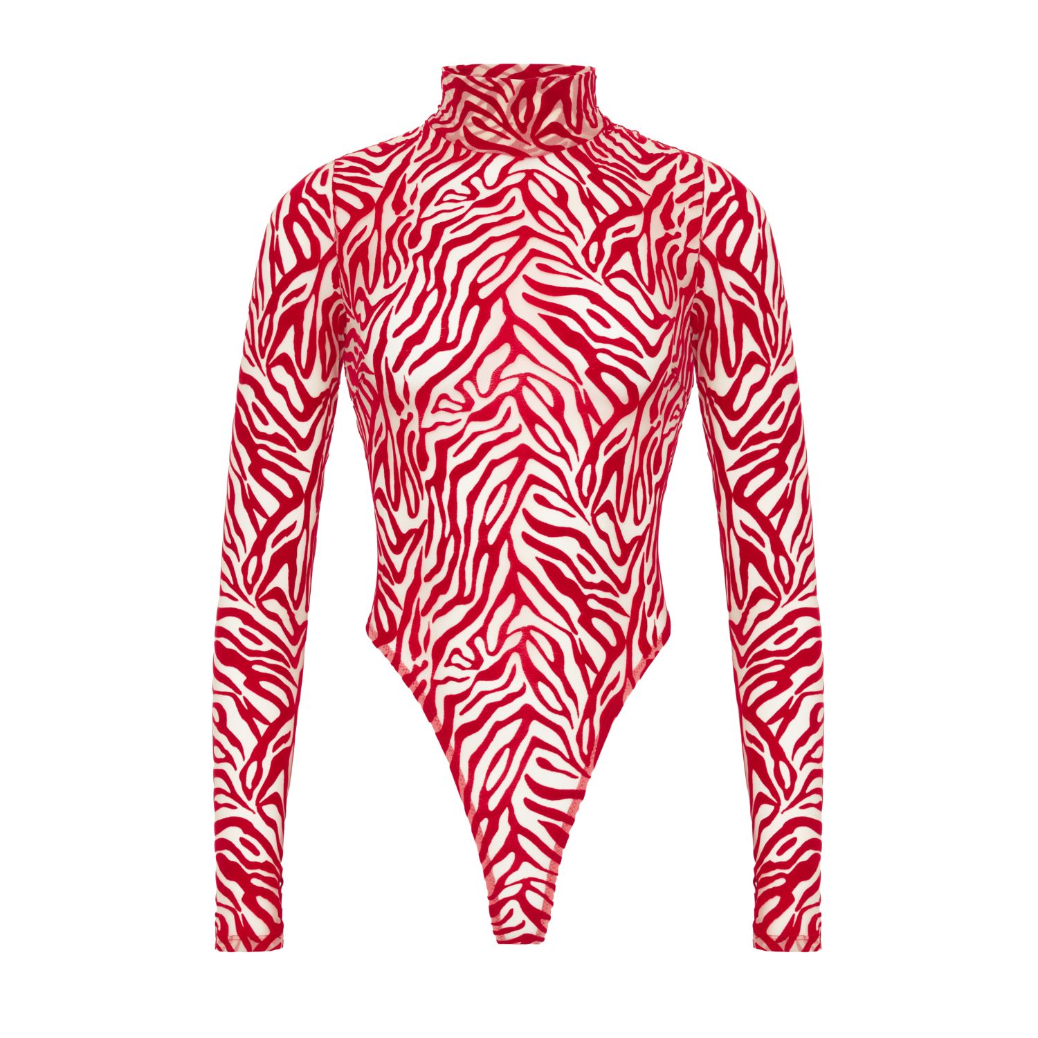 Perilla Women's Kylie Bodysuit Long Red In Red