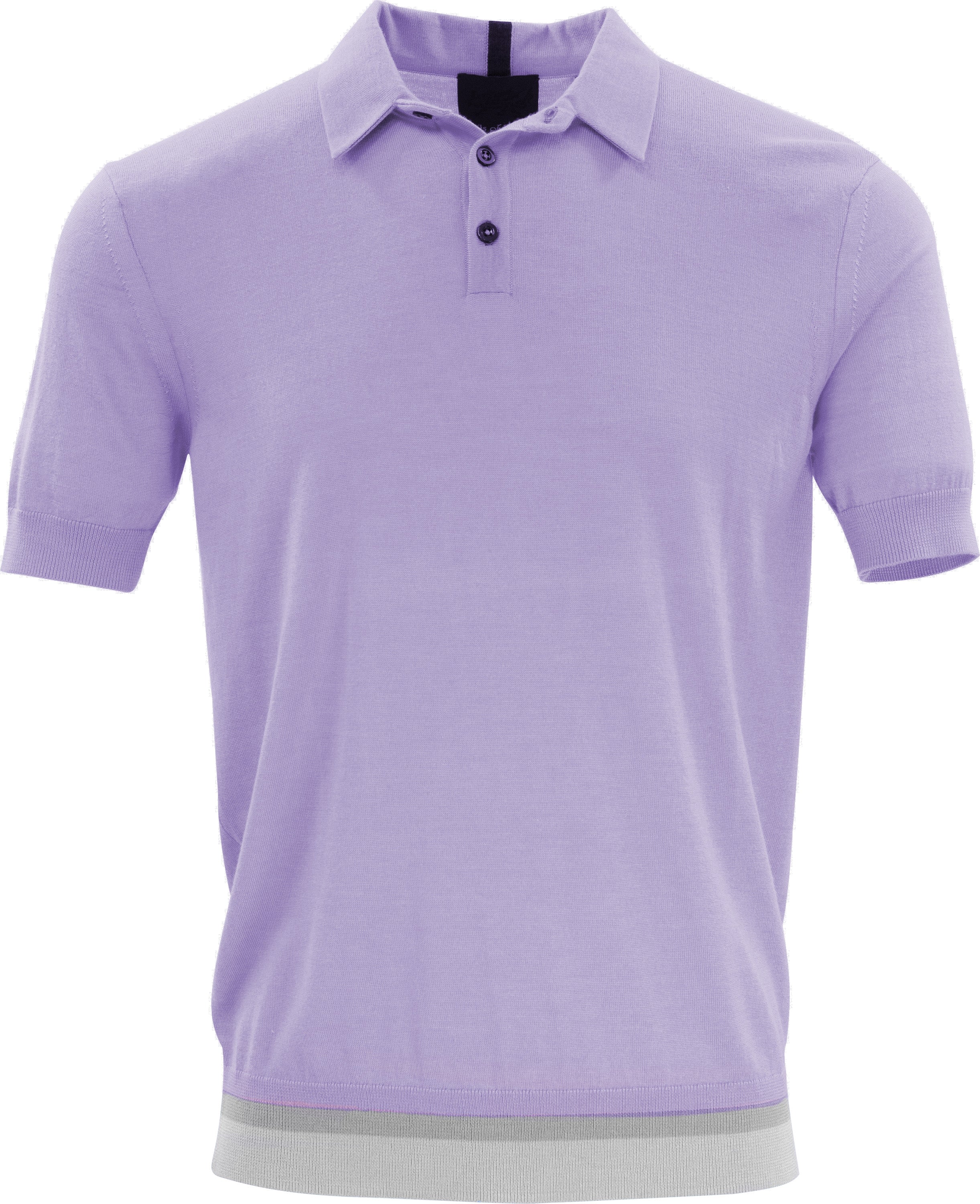 Lords Of Harlech Men's Pink / Purple Pilgrim Polo Shirt - Lavender In Pink/purple