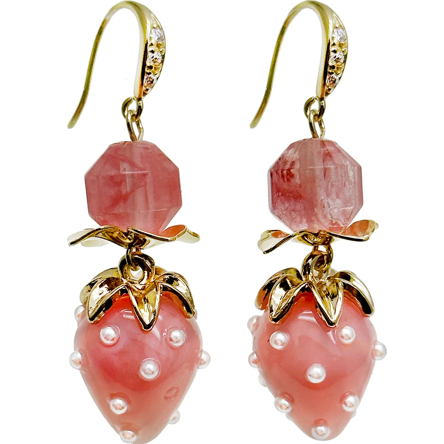【関税込み】Watermelon Earrings - Shourouk - Strass - Multi 61bA7lkctqL.jpg
