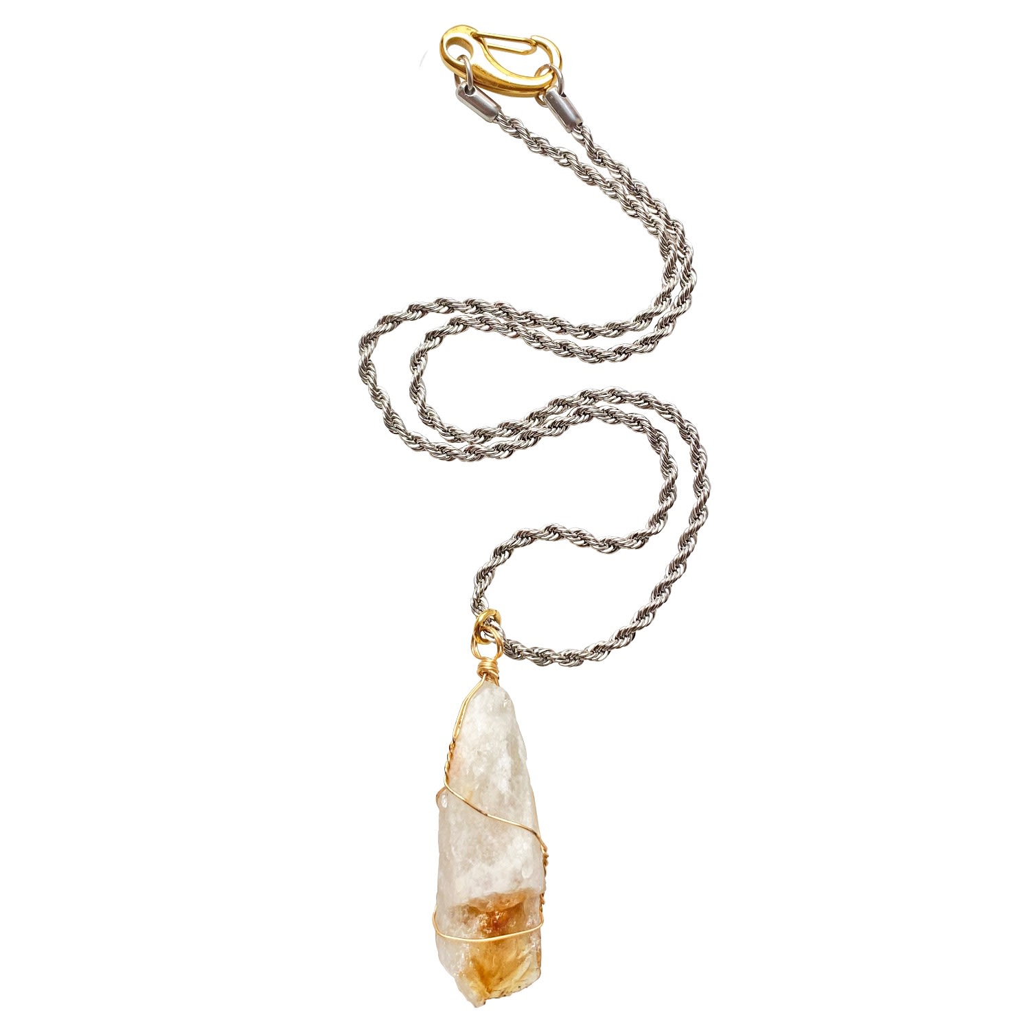 Smilla Brav Women's Silver / Gold Gemstone Necklace Claude In Multi