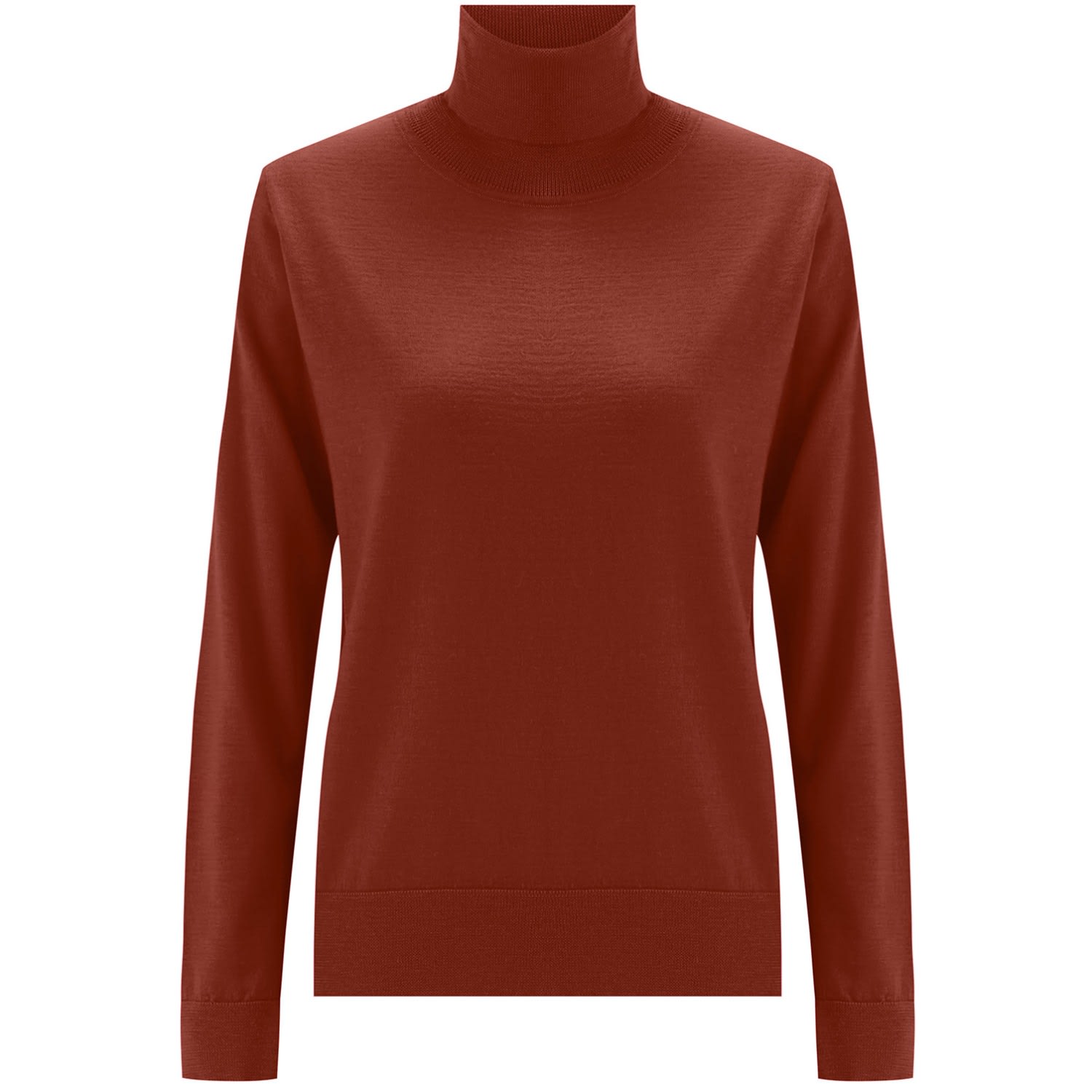Women’s Vanessa Slit Detailed Asymmetric Fine Pullover - Brown Medium Peraluna