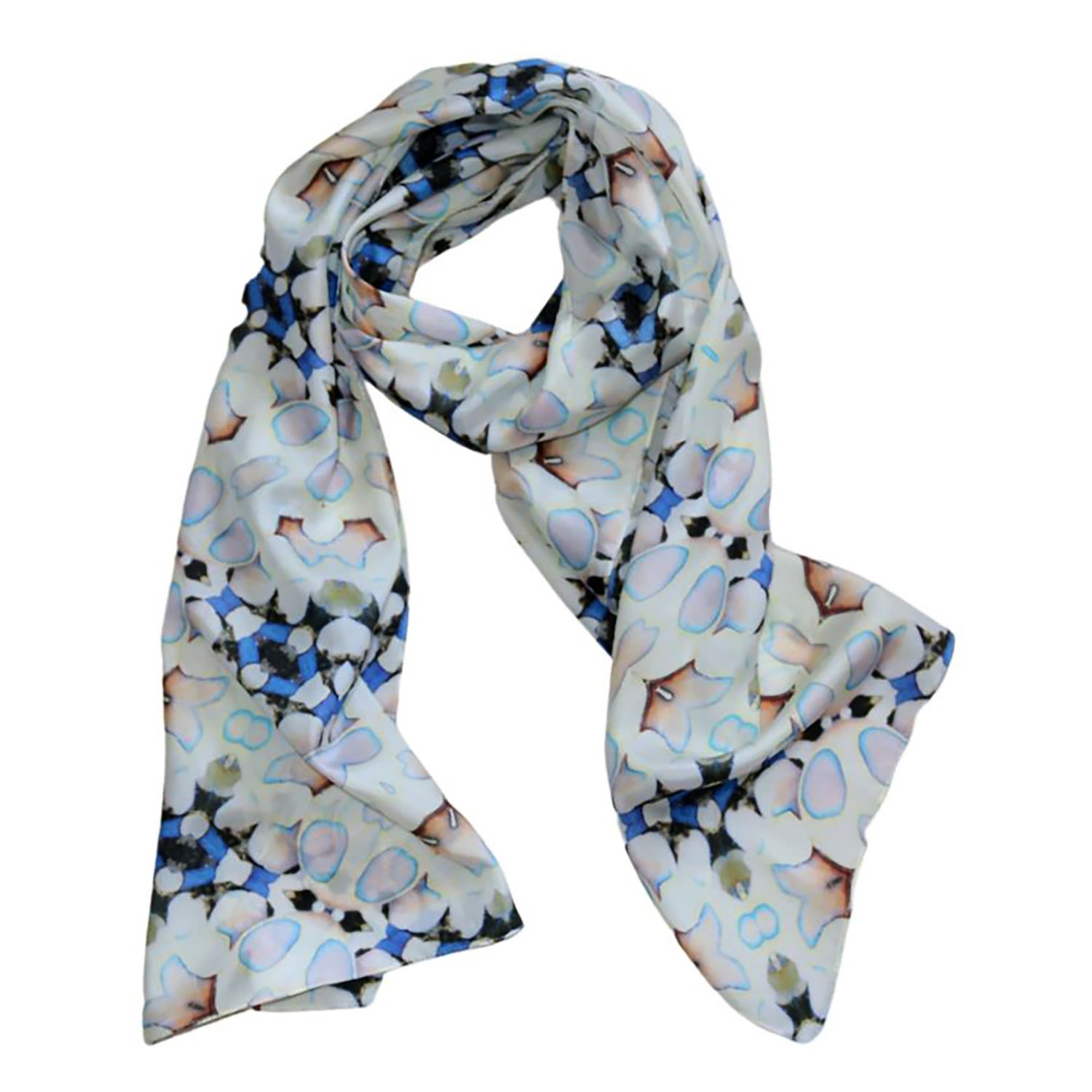 Women’s Whimsy Silk Scarf One Size Benni Marine Designs