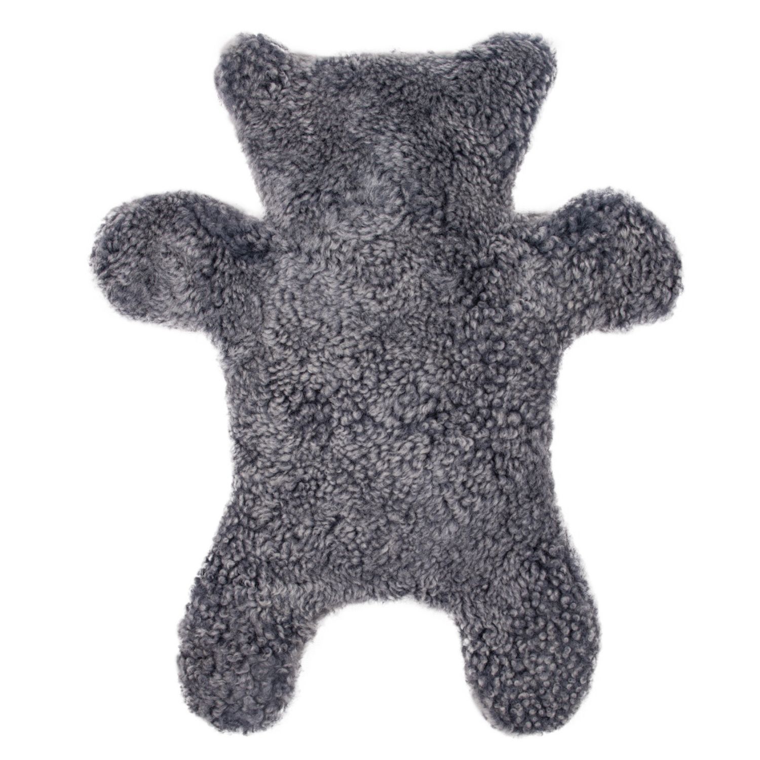 Owen Barry Sheepskin Hot Water Bottle Cover Flat Eric - Swedish Silvergrey In Gray