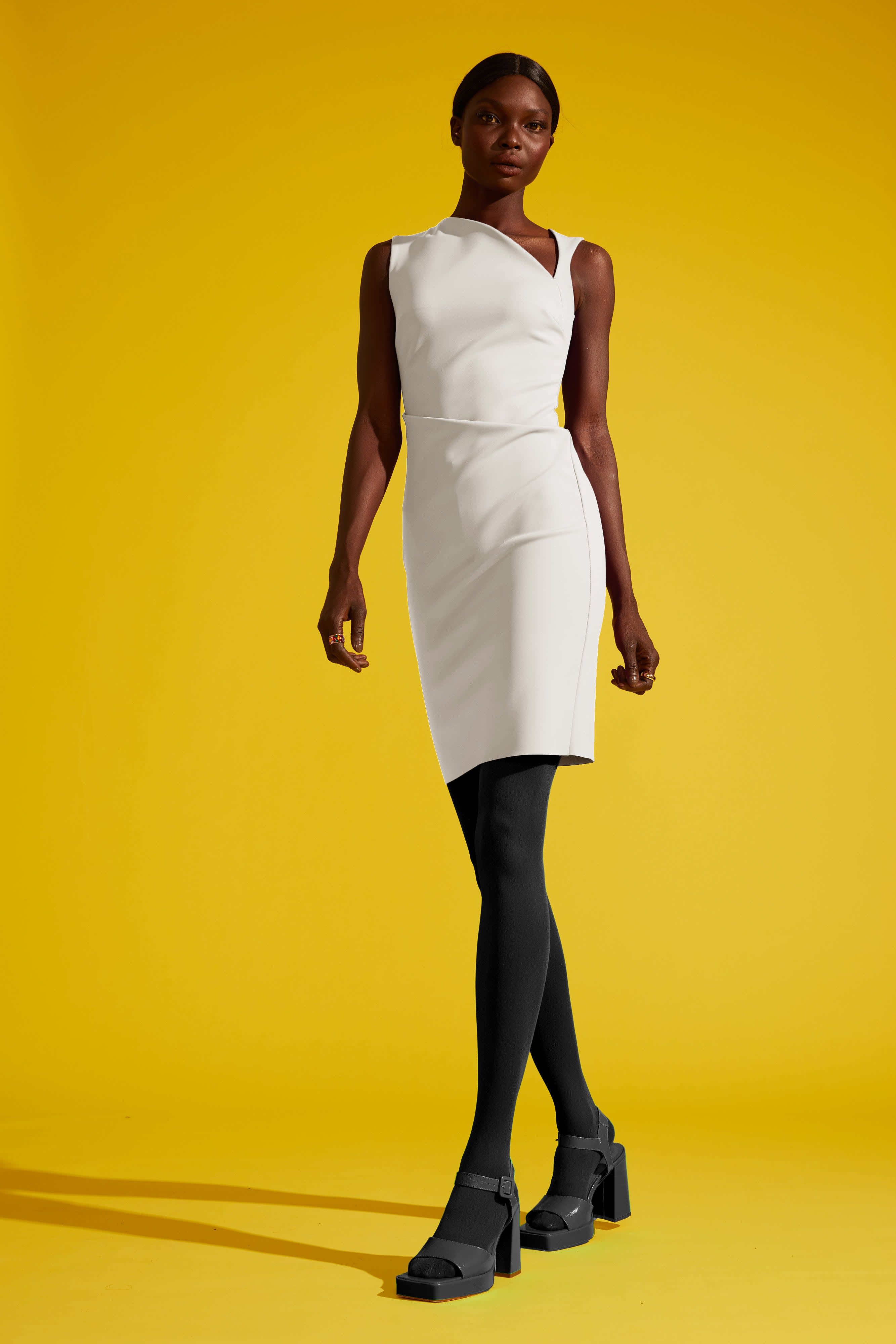 Asymmetrical hotsell sheath dress