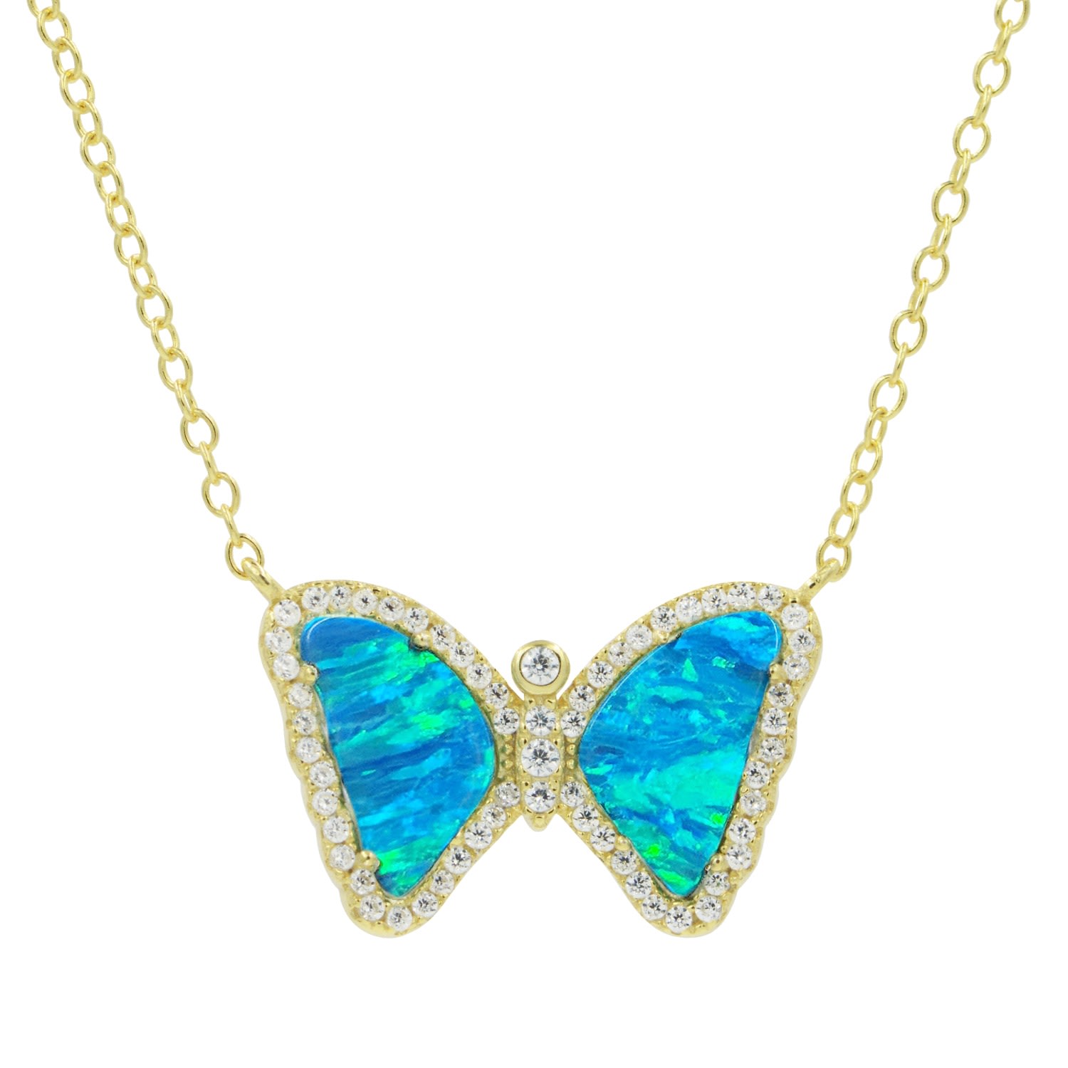 Women’s Mini Opal Butterfly Blue Kamaria