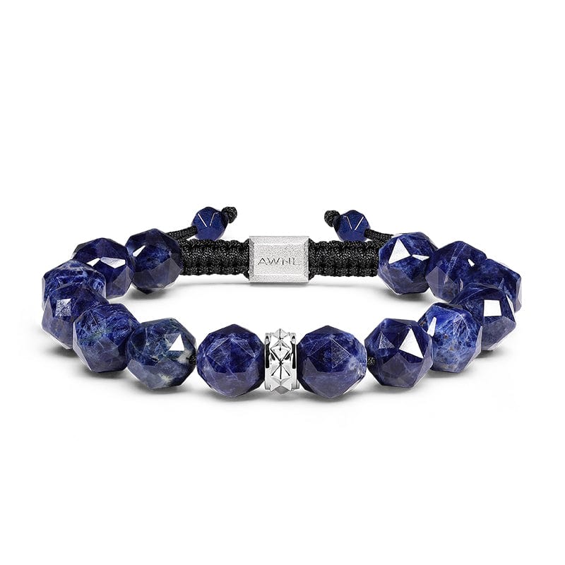 Men’s Blue Ulfberht Sodalite Beaded Bracelet Awnl