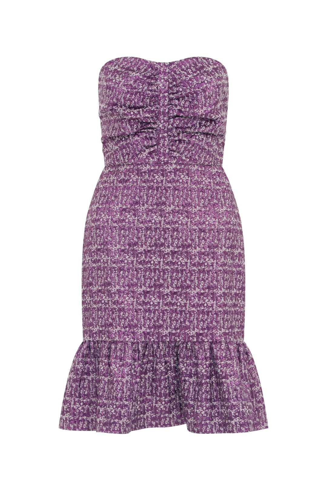 Fresha London Women's Pink / Purple Sloan Dress Purple Metallic