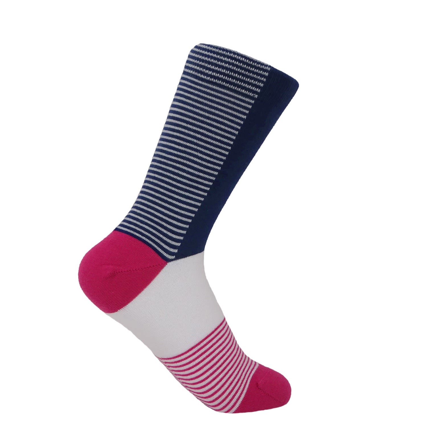 Blue Navy Anne Women’s Socks One Size Peper Harow - Made in England