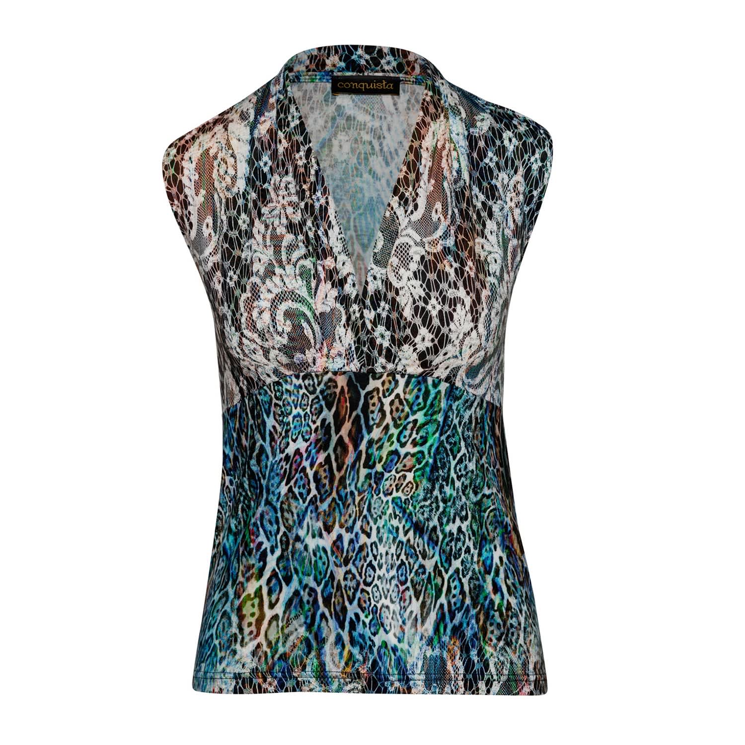 wrap sleeveless top