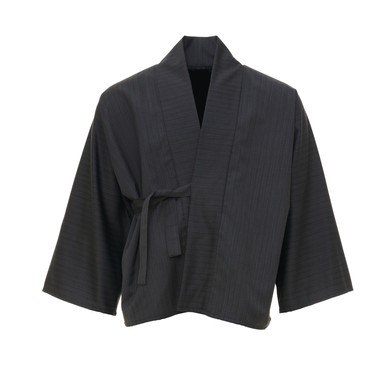 Moe Women's Grey Graphite Stripe Wool Jacket Reversible In Black