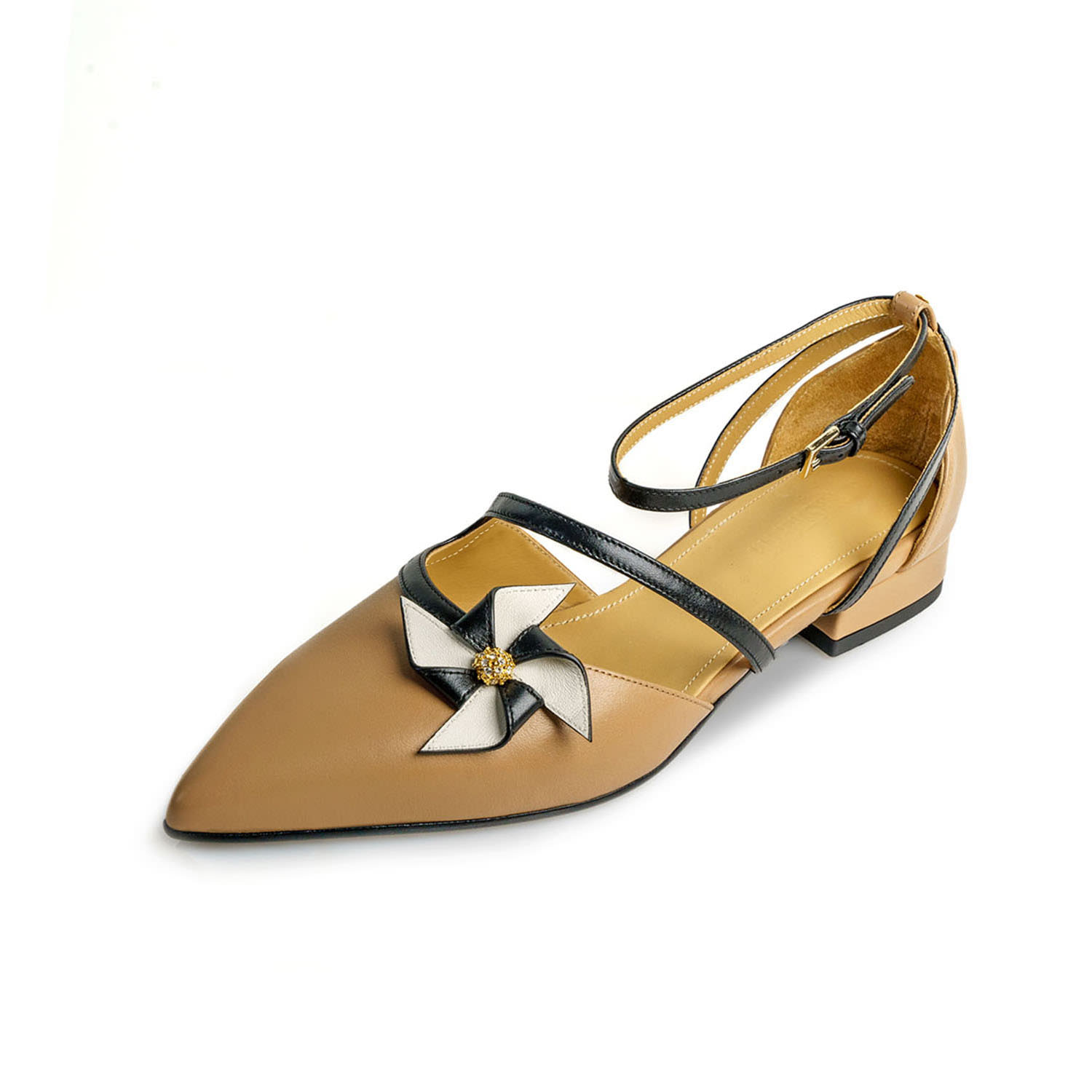 Mastra Ma' Women's Brown / Black / Neutrals Zephyra - Tan And Black In Brown/black