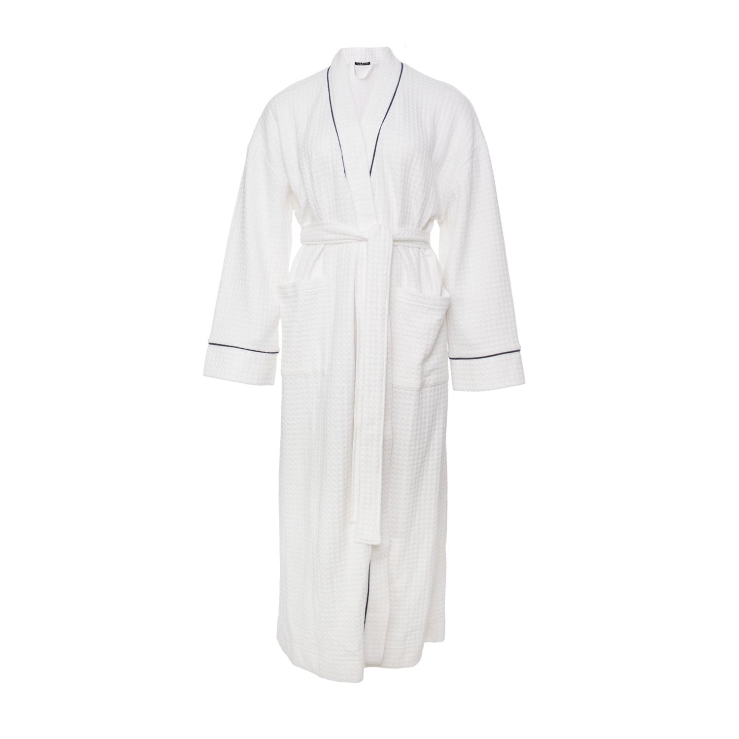 Pretty You Women's Luxury Suite Waffle Robe In White In White
