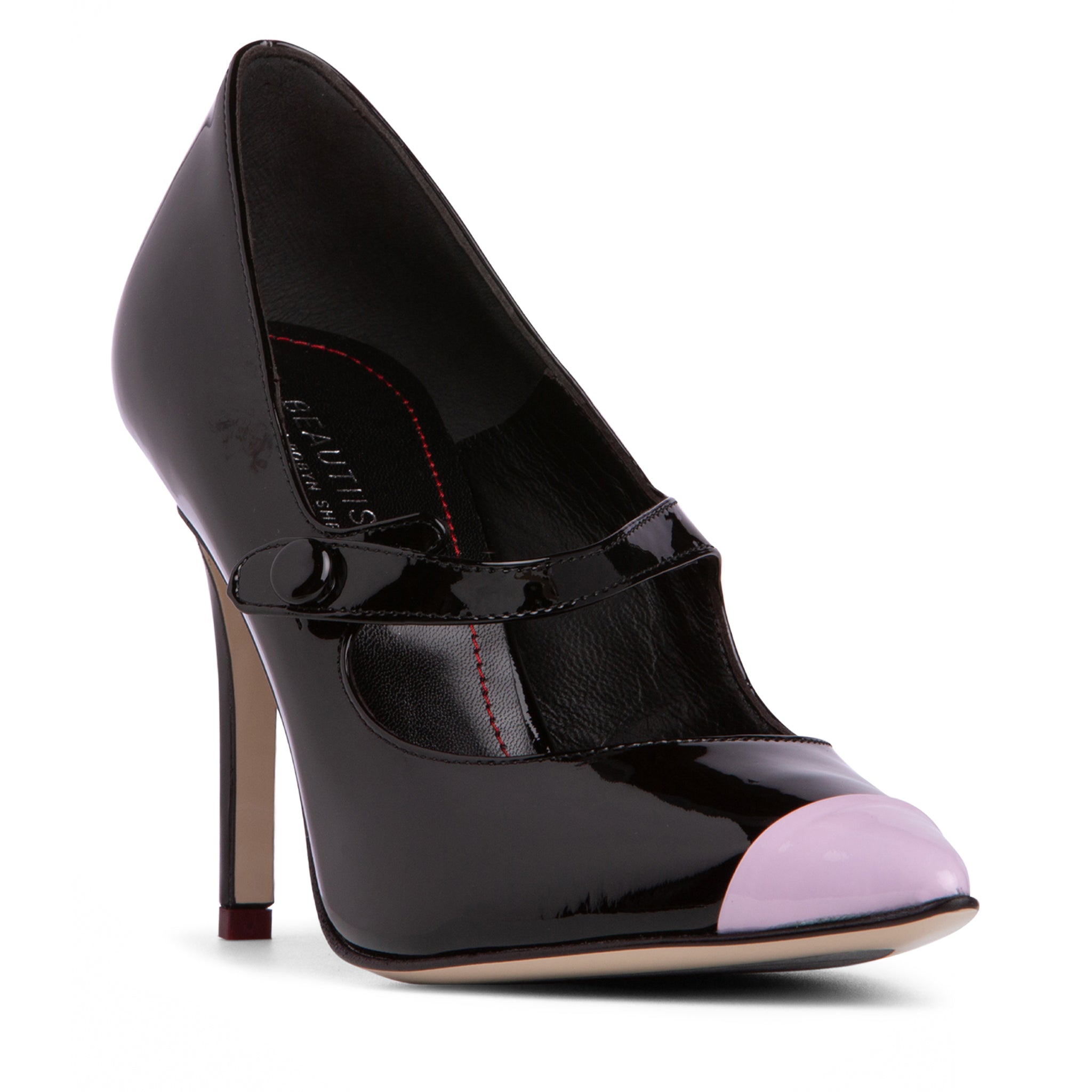 Women’s Meredith Mary Jane Black Patent Leather Dressy Work Pump 3 Uk Beautiisoles by Robyn Shreiber Made in Italy