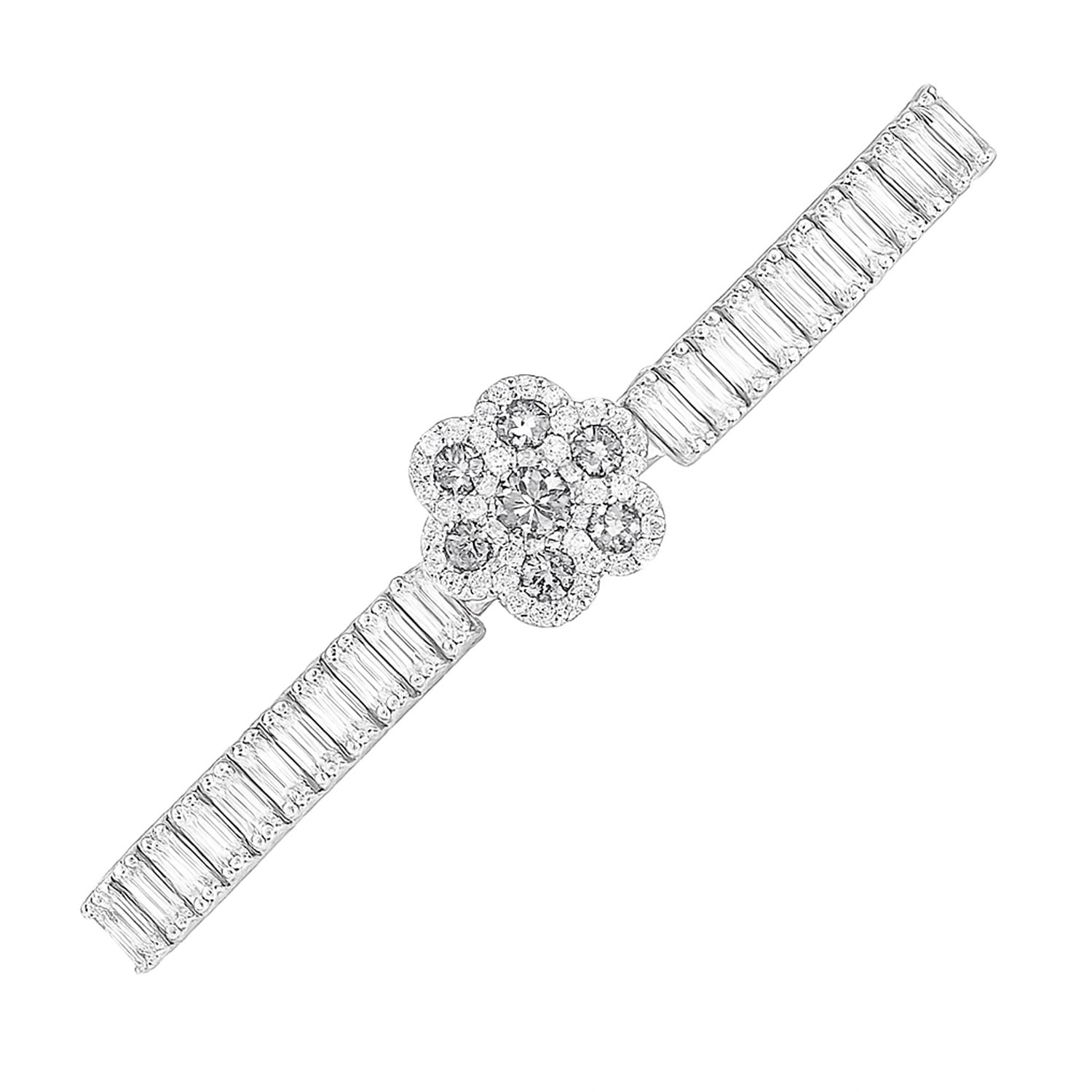 The Gala Women's Silver Bloom Radiance Bracelet In Silver
