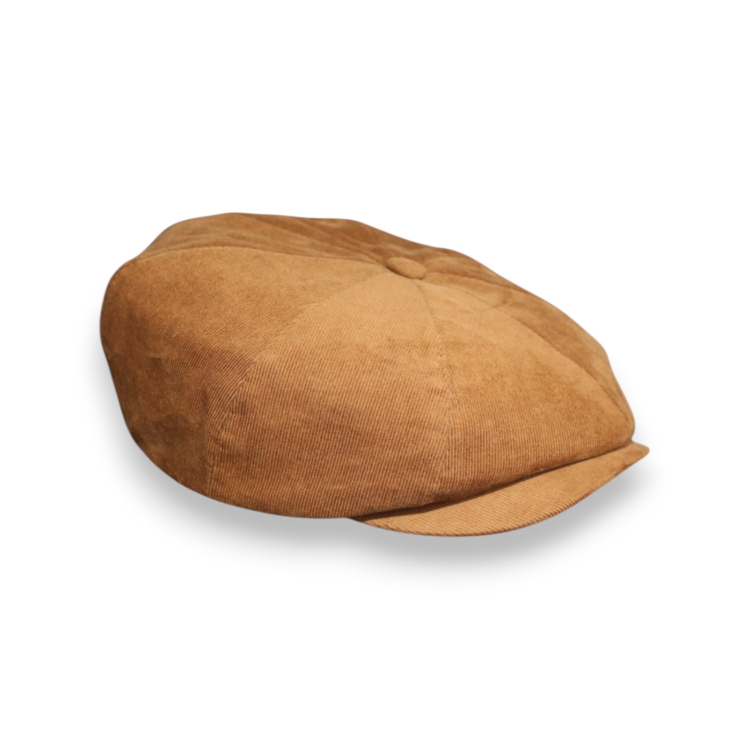 Mister Miller - Master Hatter Men's Neutrals Theo's Tan Newsboy Cap In Tan Corduroy In Brown