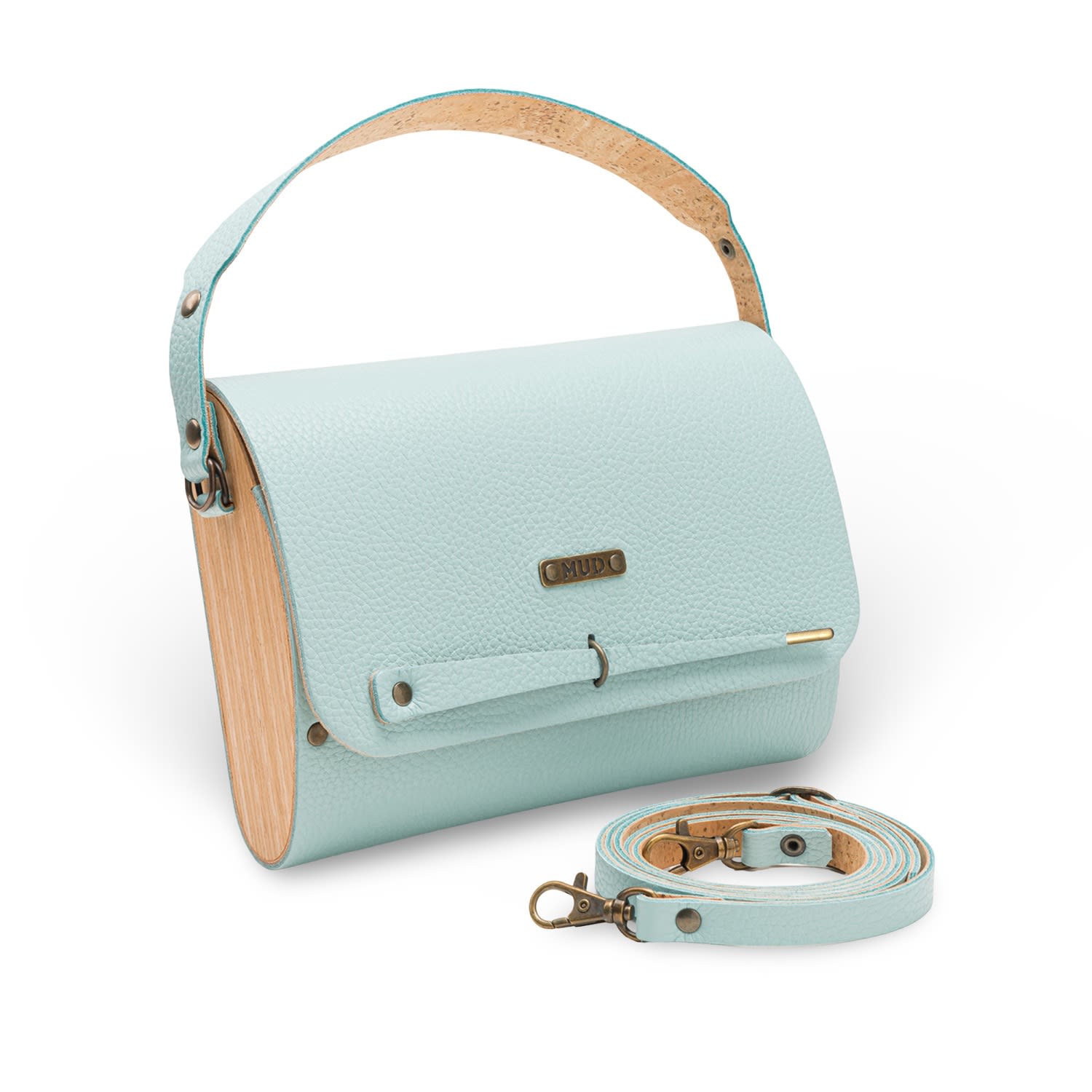 Mud - Manufacture Under Design Women's Blue Clutch - Acqua In Blue