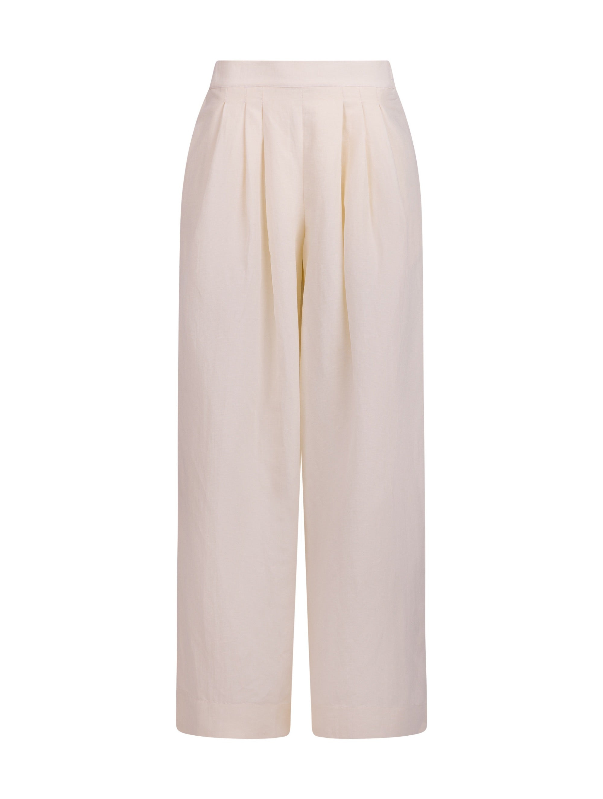 Helene Galwas Neutrals Kimberly - Wide Leg Trousers