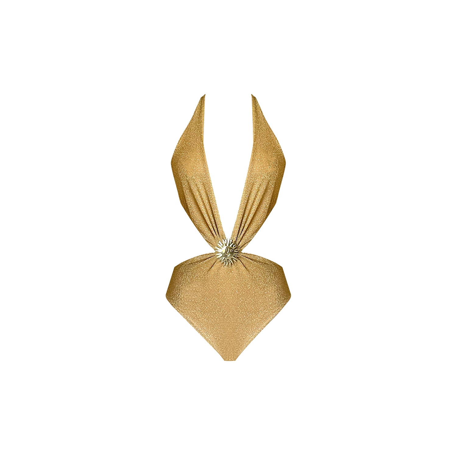 Gigii's Women's Glinda Gold Swimsuit Body Two Purpose Wear Key Item In Gold