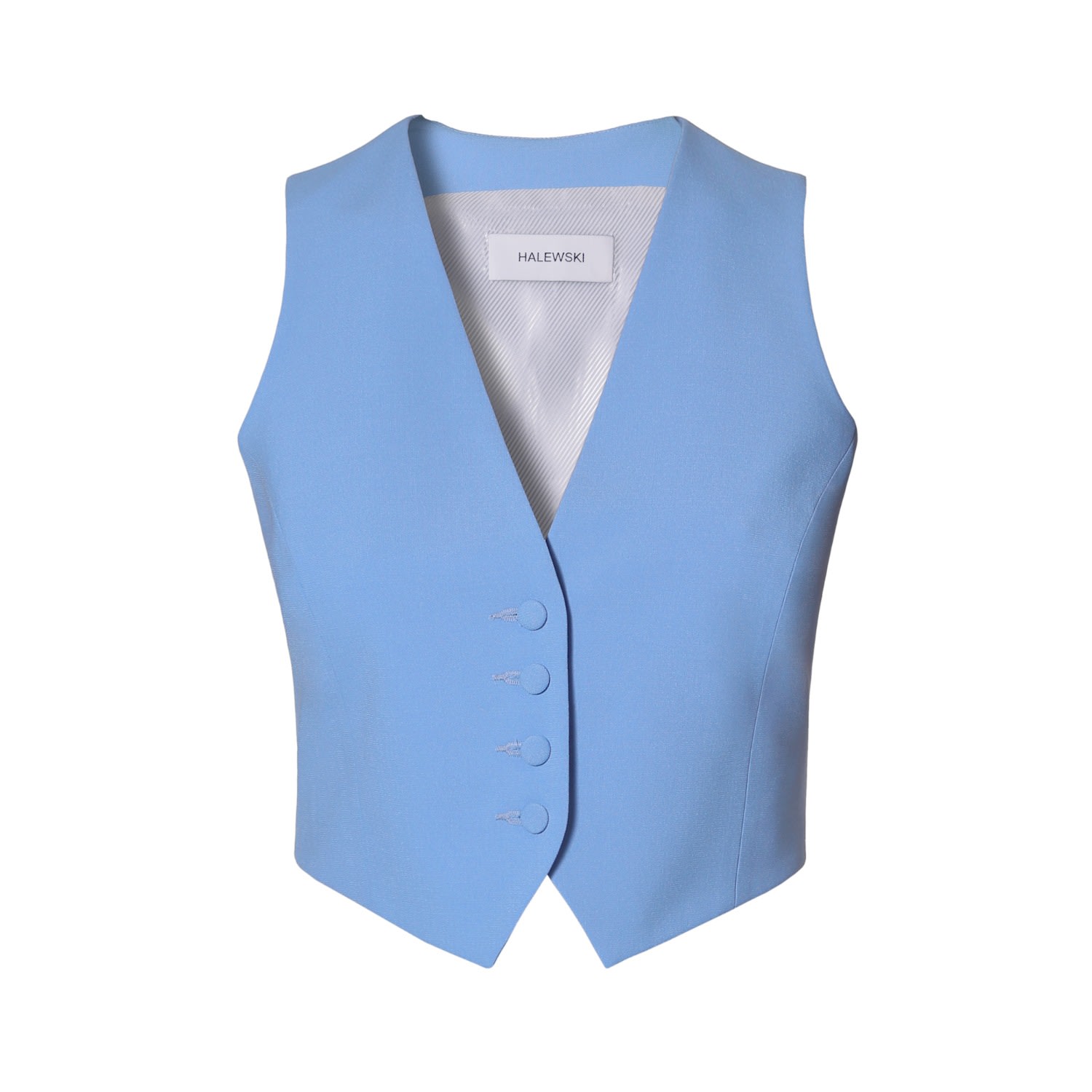 Aggi By Halewski Women's Sylvia Blue Suit Vest In Blue