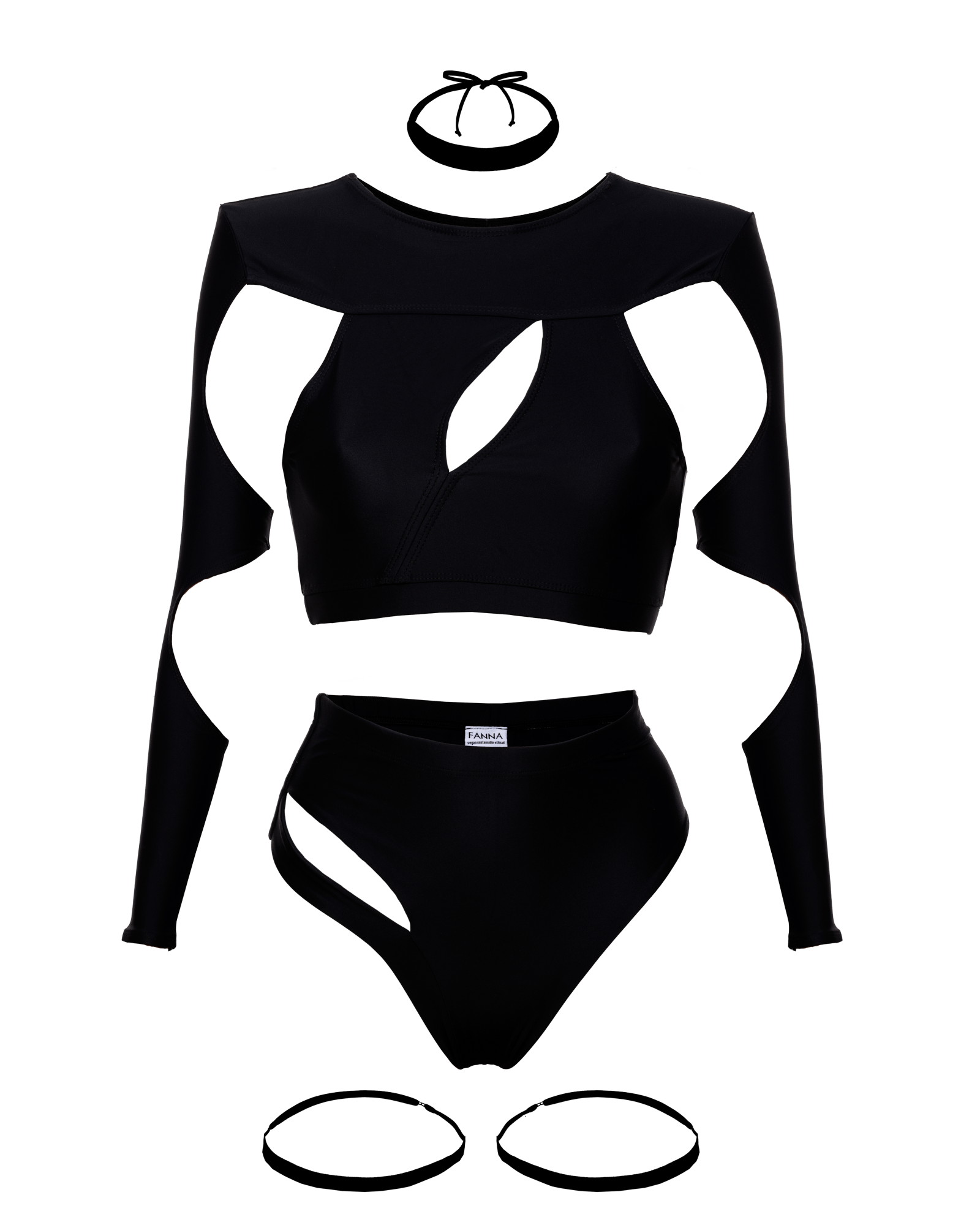 Gamma Bottoms - Black, FANNA - The brand for conscious women