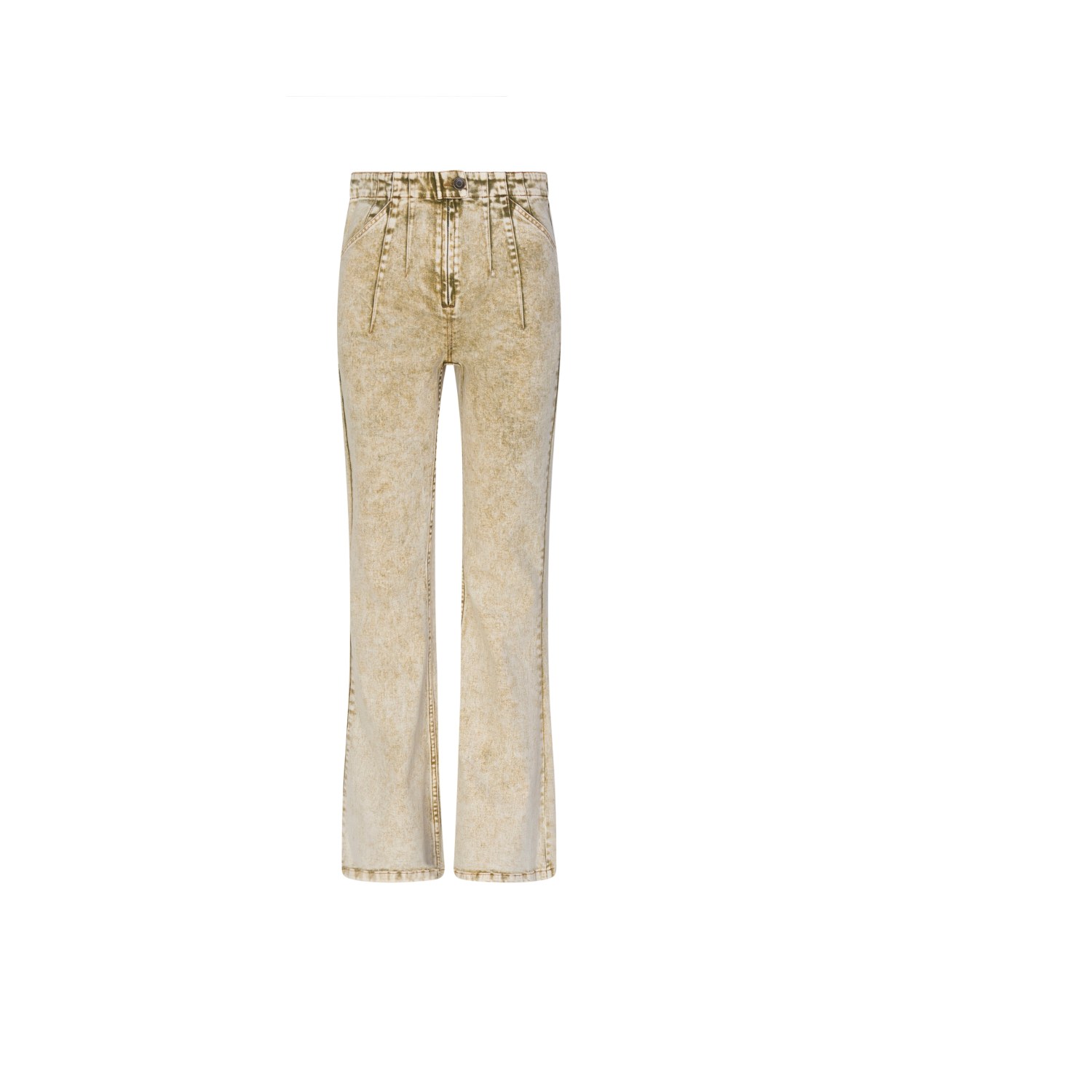 Circular Path Neutrals Flared Jean - Tall