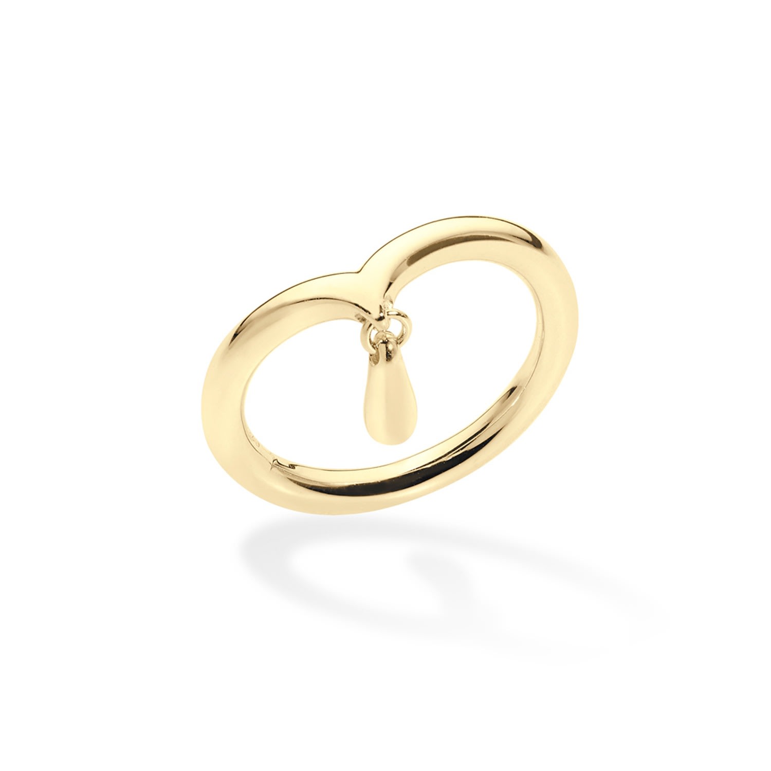 Women’s Midi Ring With Drip In Gold Vermeil Lucy Quartermaine