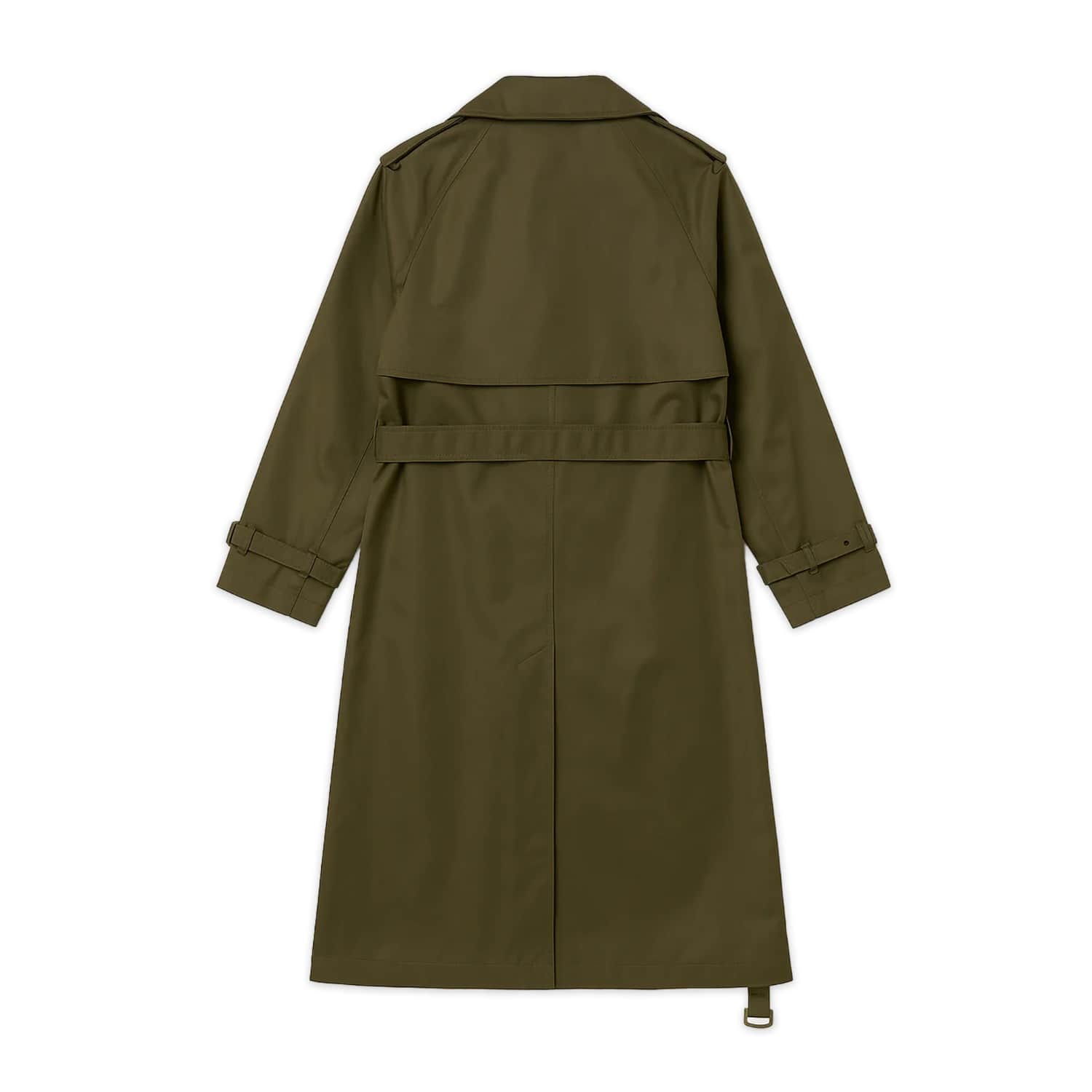Men's Olive Trench Coat - Leon | Éclectique | Wolf & Badger