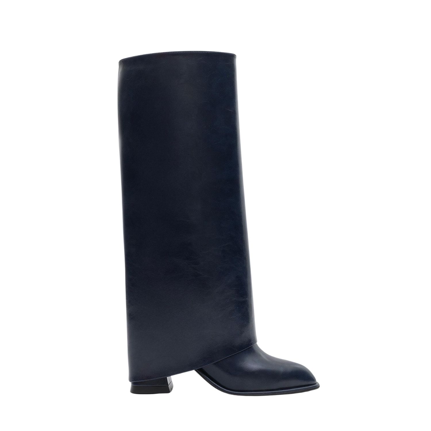 Prologue Shoes Women's Blue Maybe Navy Chunky Heel Boot