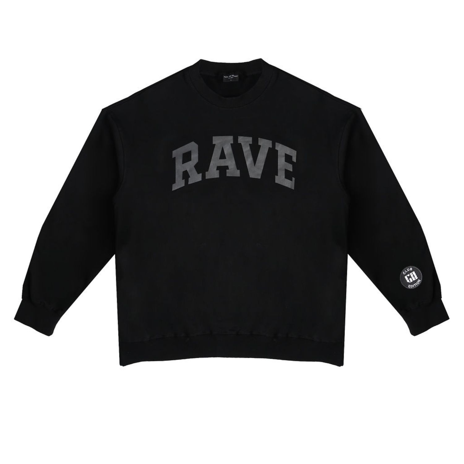 Rave On Trend Women's Oversized Rave - Black + Patch In Black