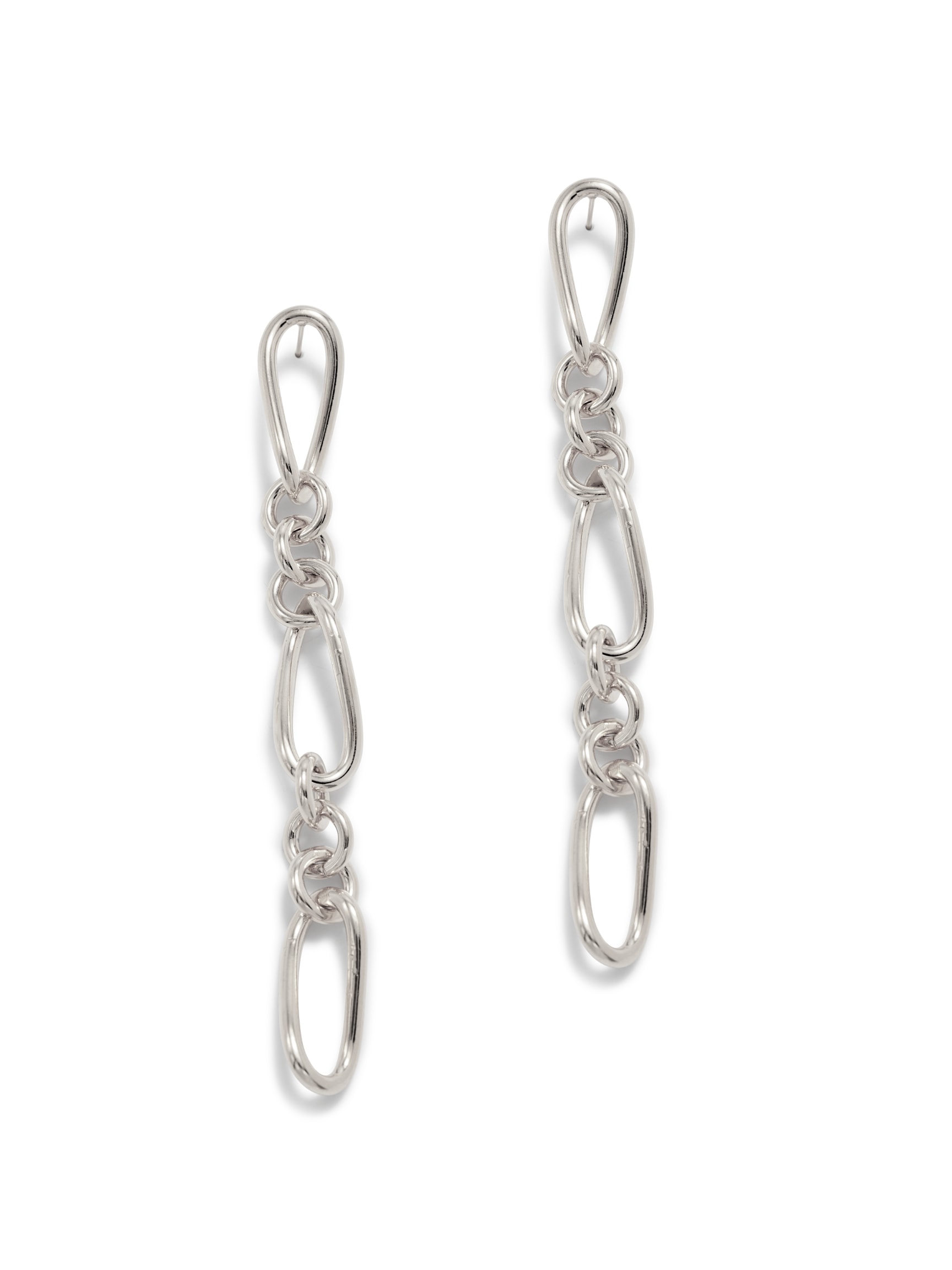 Jaredjamin Women's Silver Skyler Chain Post Earrings