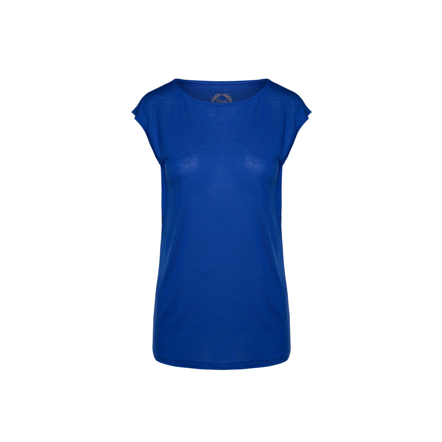 Women’s Blue Sleeveless Micromodal Cashmere Blend Top Small Conquista