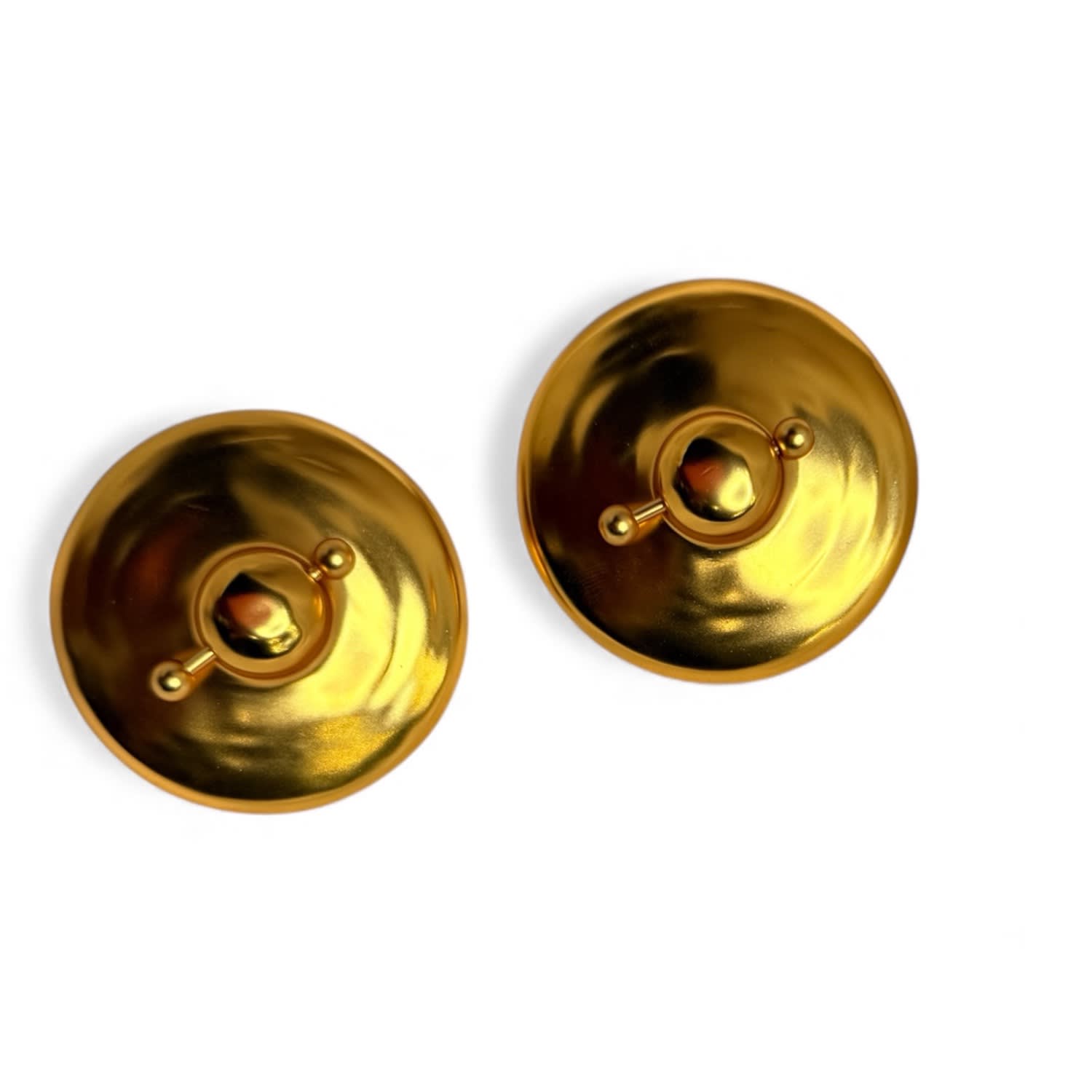 Women's Gold Pierced Nipple Earring | Boccinelli