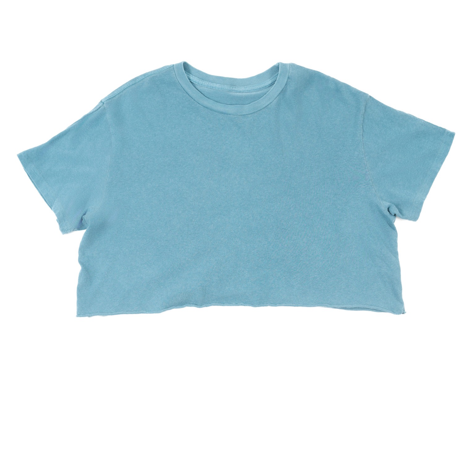 Ariko Women's Blue / Green Teal Beach Crop Tee In Blue/green