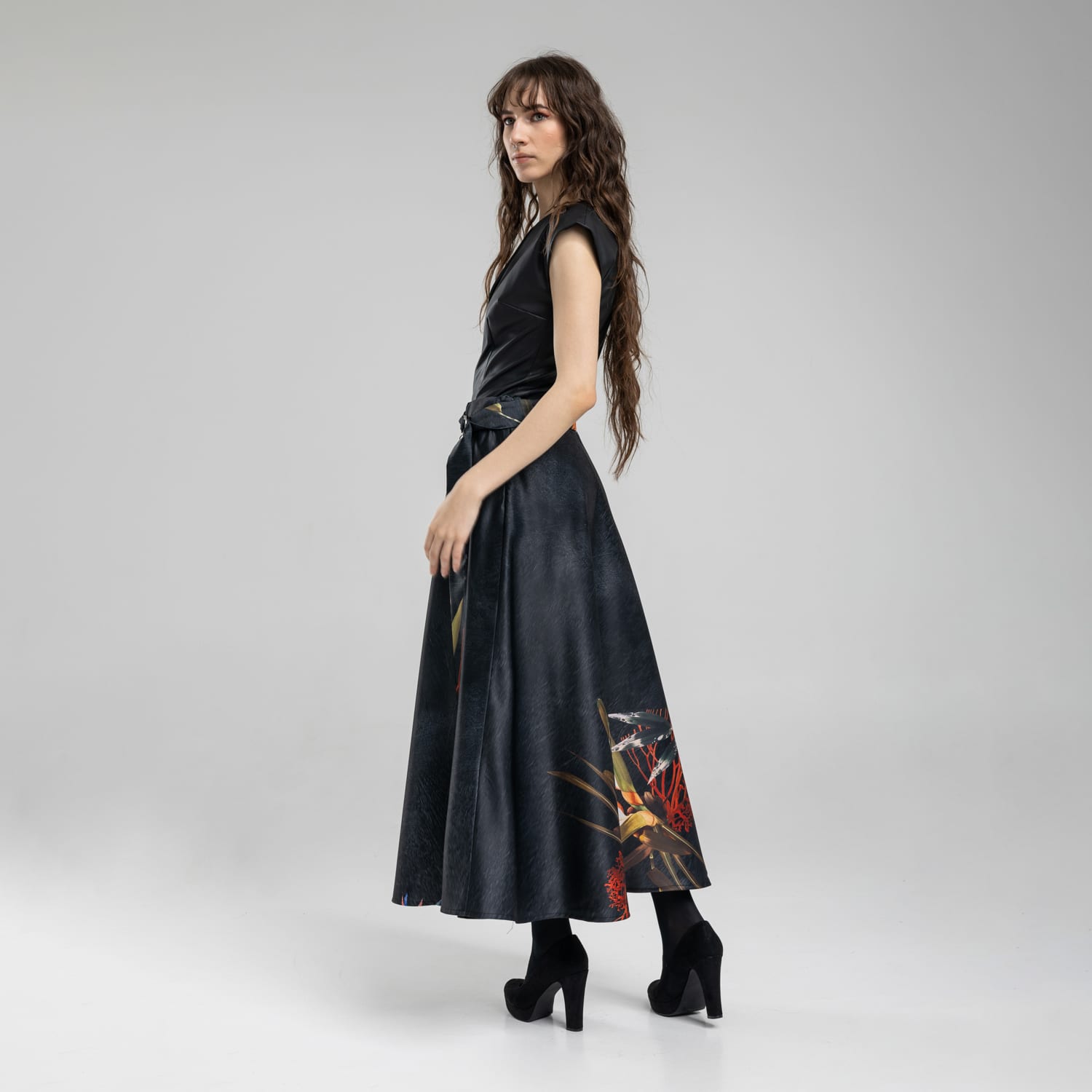Night Eye Maxi Skirt | ARTISTA | Wolf & Badger