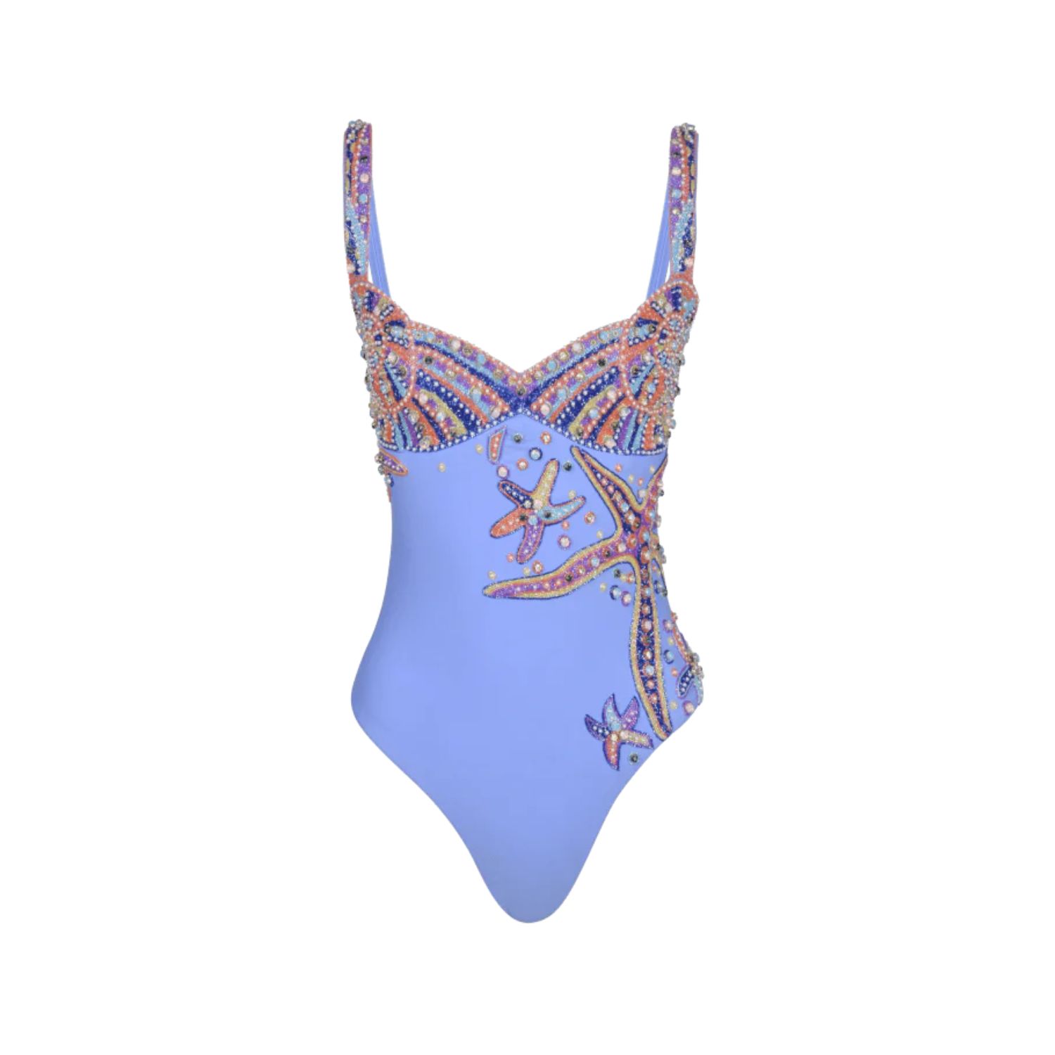 Oceanus Swimwear Women's Purple Selene Sea Shell Swimsuit – Lilac In Purple