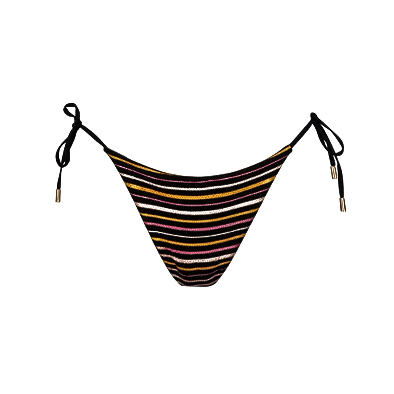 Kikki-g Swimwear Women's Joanna Triangle Brief - Black Stripe